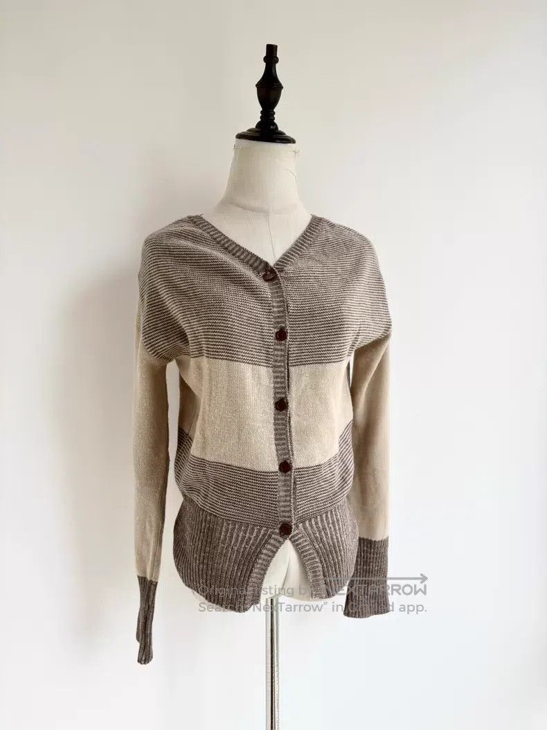 Vivienne Westwood Vivienne Westwood Beige and Knit Open Cardigan Size M / US 6-8 / IT 42-44 - 1 Thumbnail