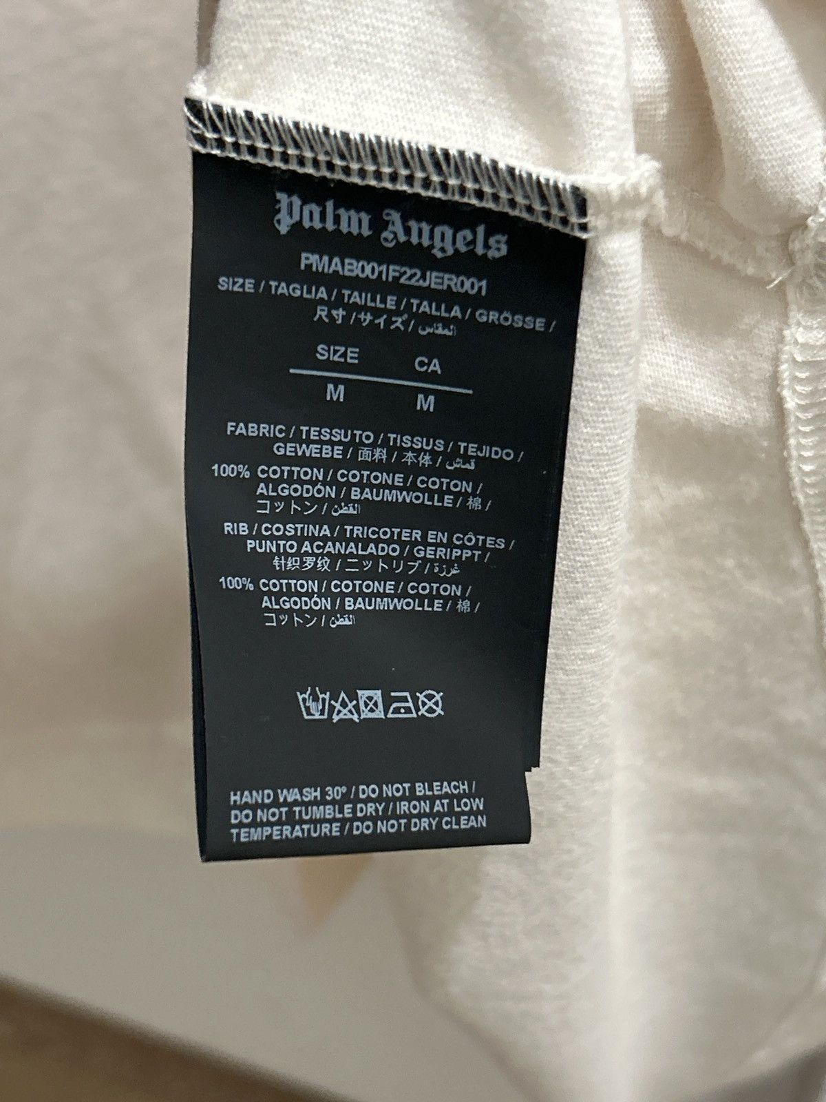 Palm Angels Palm Angels Butter White Classic Logo Sleeve $315 Size US M / EU 48-50 / 2 - 11 Thumbnail