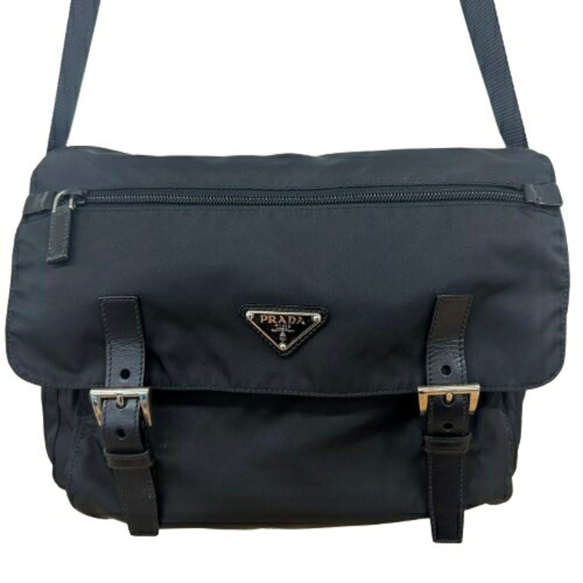 Prada PRADA BT6671 Shoulder Bag, Nylon, Black, Unisex Size ONE SIZE - 1 Thumbnail