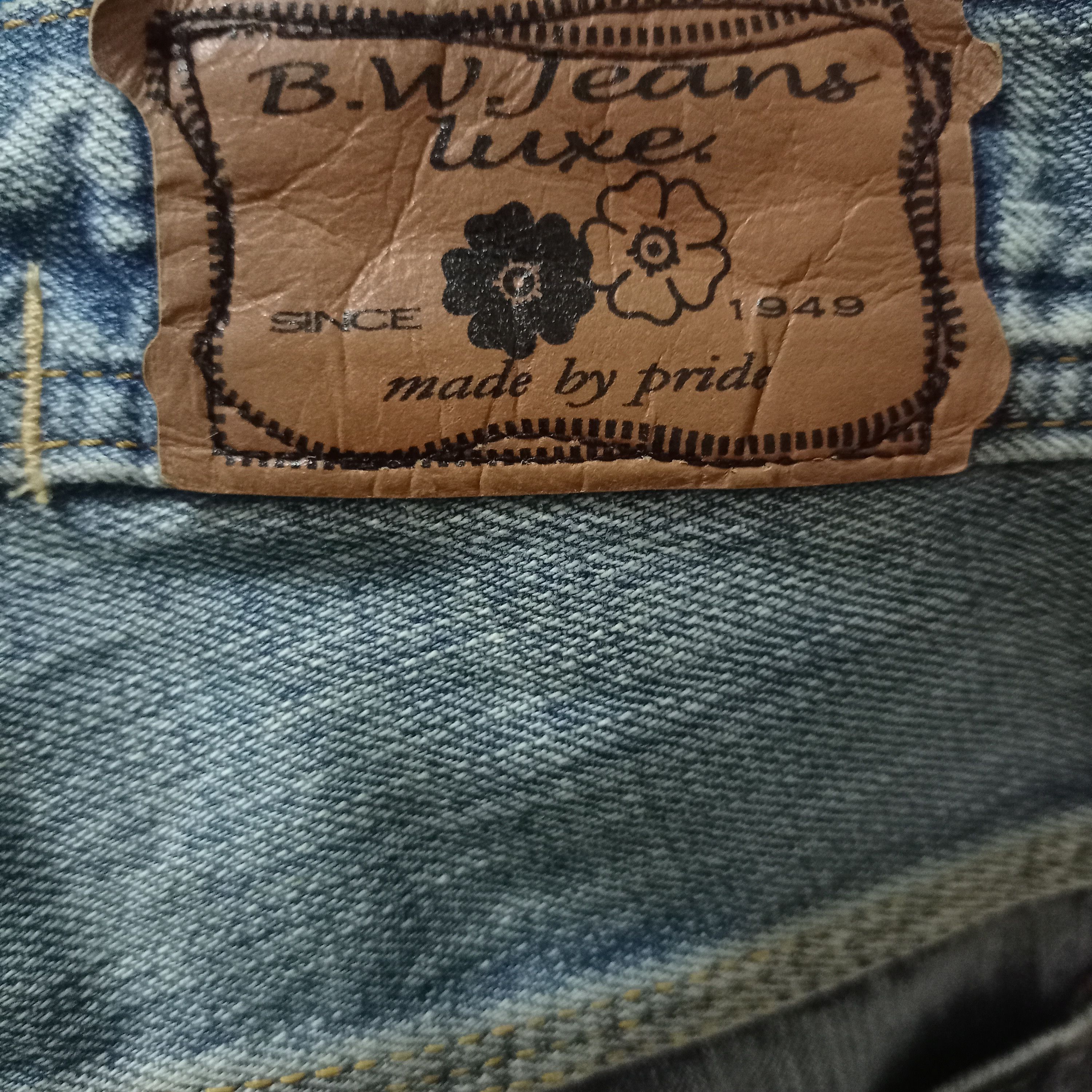Japanese Brand Vintage Japanese BLUE WAY Distressed Flare Jeans Size US 30 / EU 46 - 7 Thumbnail