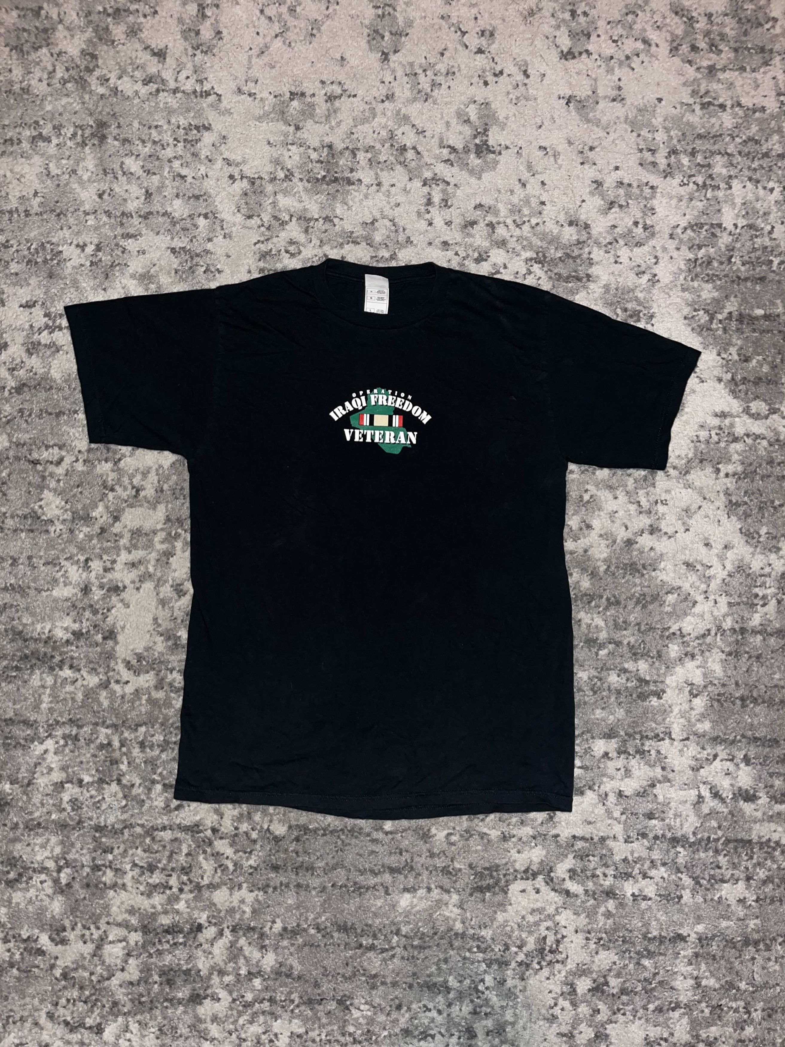 Vintage 00s Operation Iraqi Freedom Veteran Shirt Size US L / EU 52-54 / 3 - 4 Thumbnail