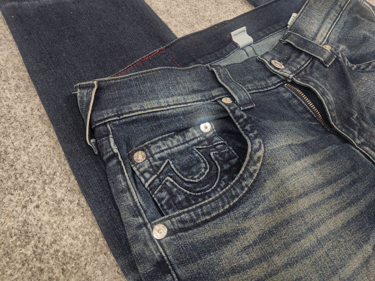 True Religion True Religion moto jeans Faded denim Logo Vintage LGB Y2K Size US 32 / EU 48 - 12 Thumbnail