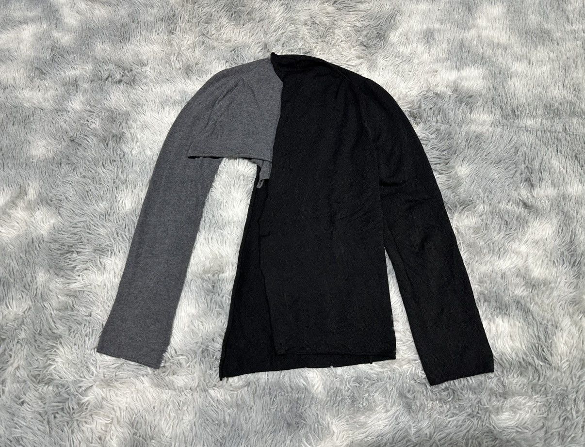 Comme des Garcons 🔥Comme Des Garcons Asymmetric Split Deconstructed Knit Ls Size US M / EU 48-50 / 2 - 12 Thumbnail