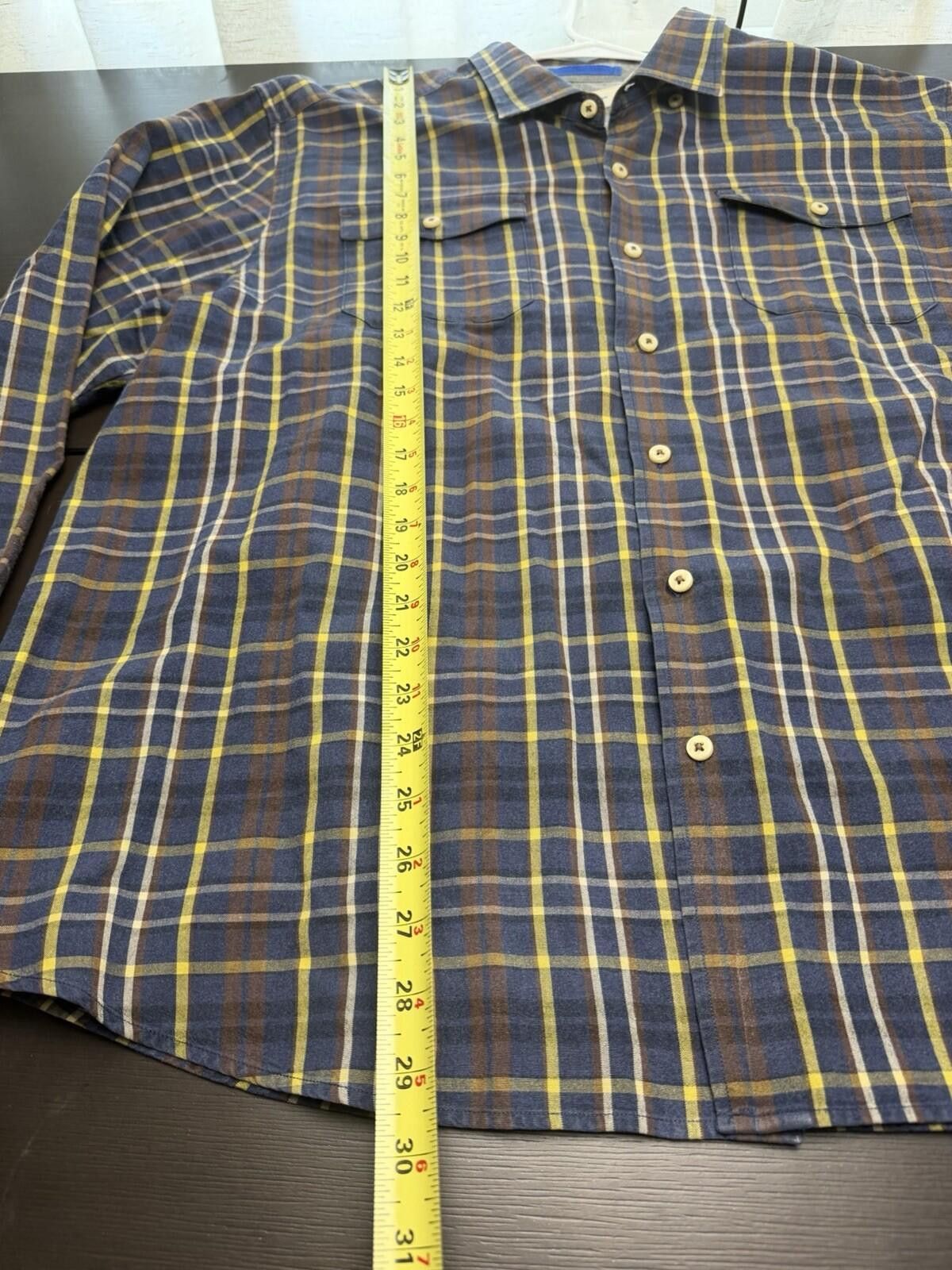 Tommy Bahama Tommy Bahama Mens XXL Plaid Long Sleeve Button Up Cotton Size US XL / EU 56 / 4 - 3 Thumbnail