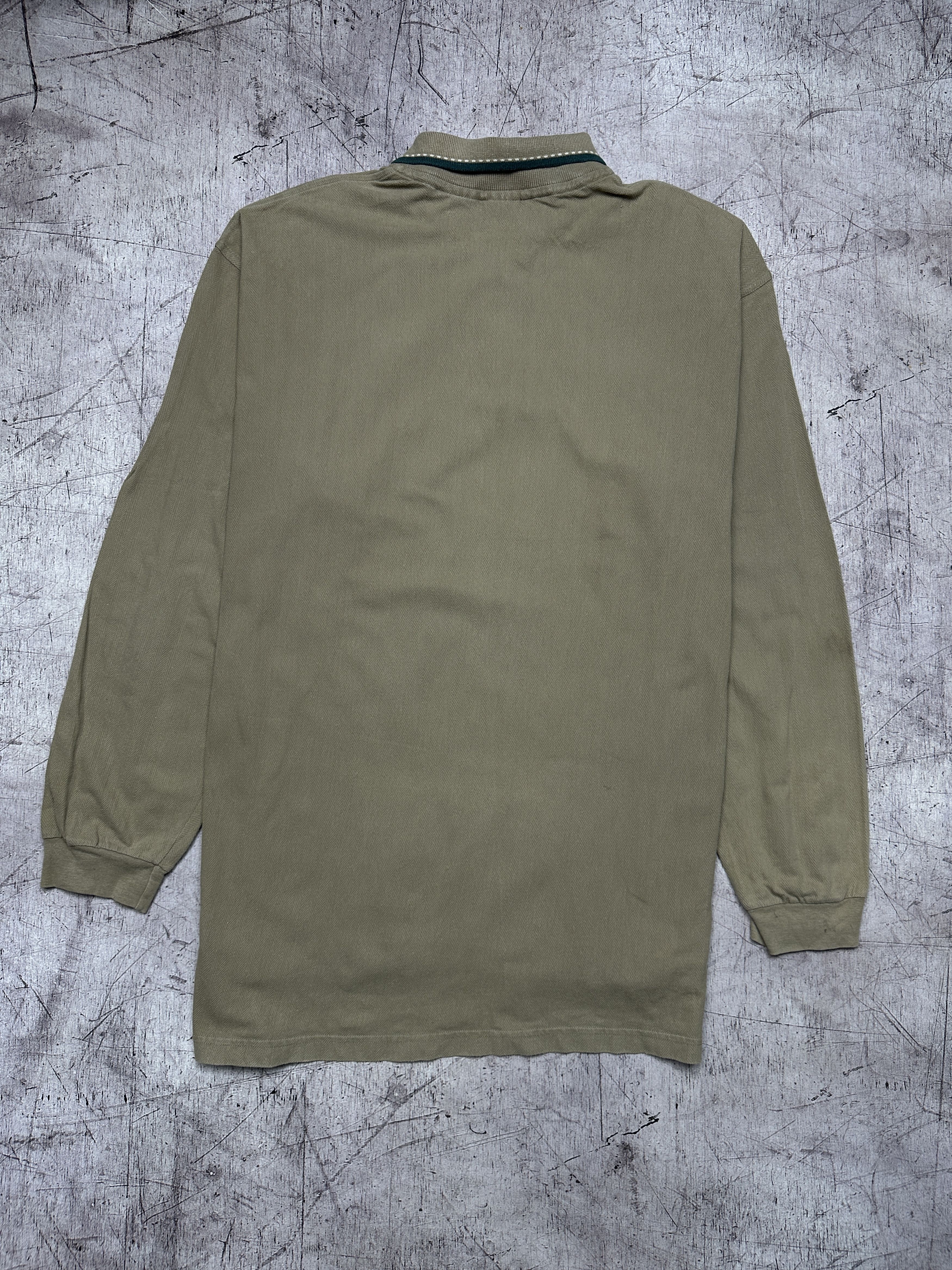 Nike Nike 90s Vintage Long Sleeve Polo Shirt Size US L / EU 52-54 / 3 - 6 Thumbnail