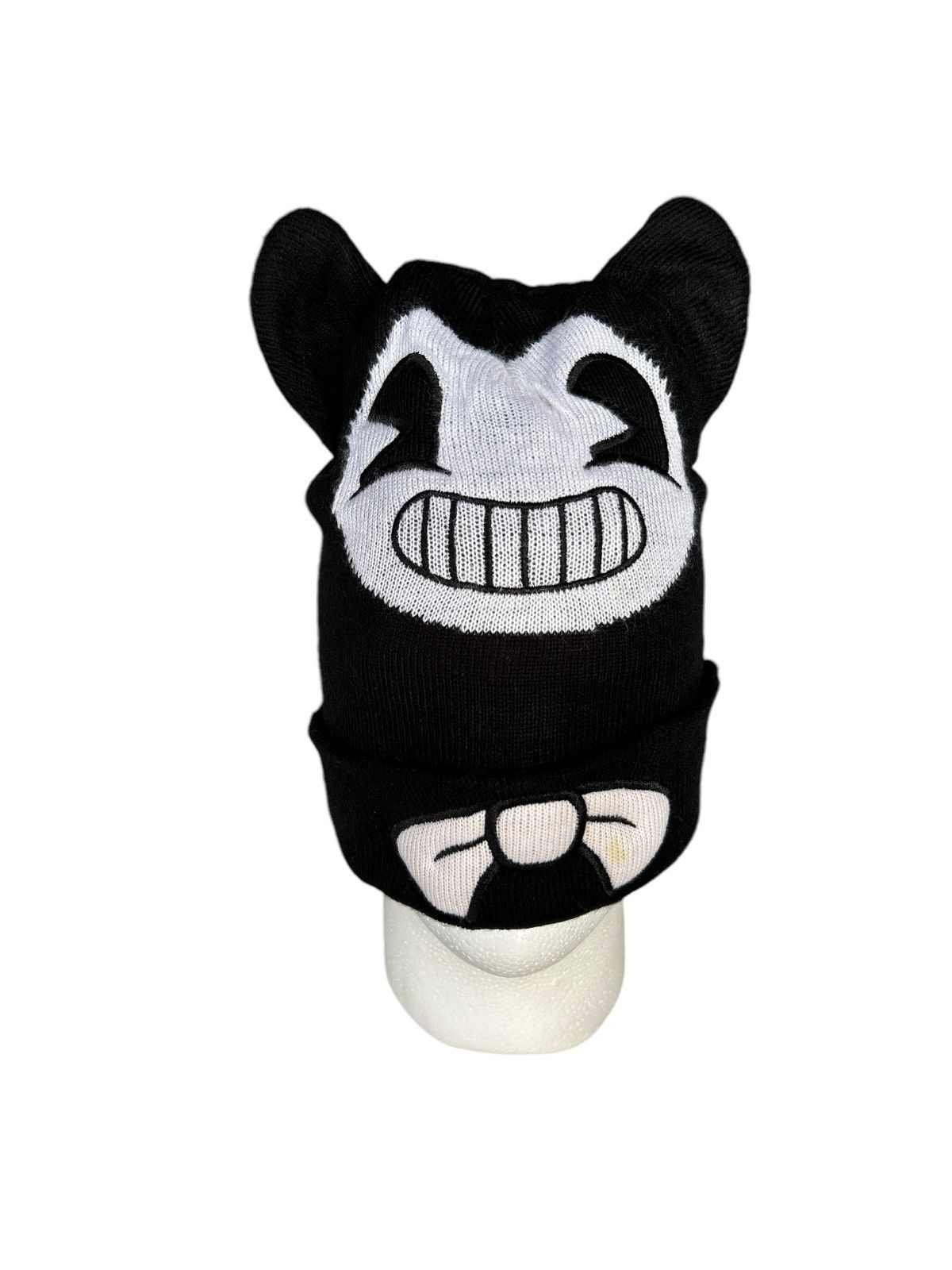 Japanese Brand × Kapital × Vintage Horn Devil BENDY AND THE INK MACHINE Rare Beanie Hats☠️☠️ Size ONE SIZE - 2 Thumbnail