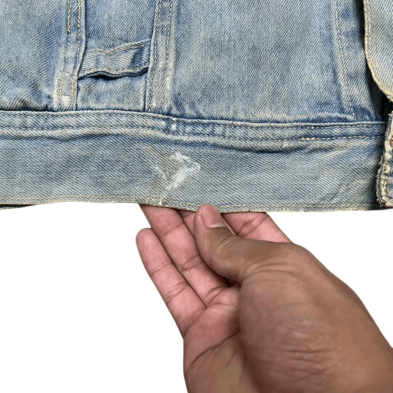 Japanese Brand Vintage Thornbud Pool Club Boxy Distressed Denim Jacket Size US M / EU 48-50 / 2 - 6 Thumbnail