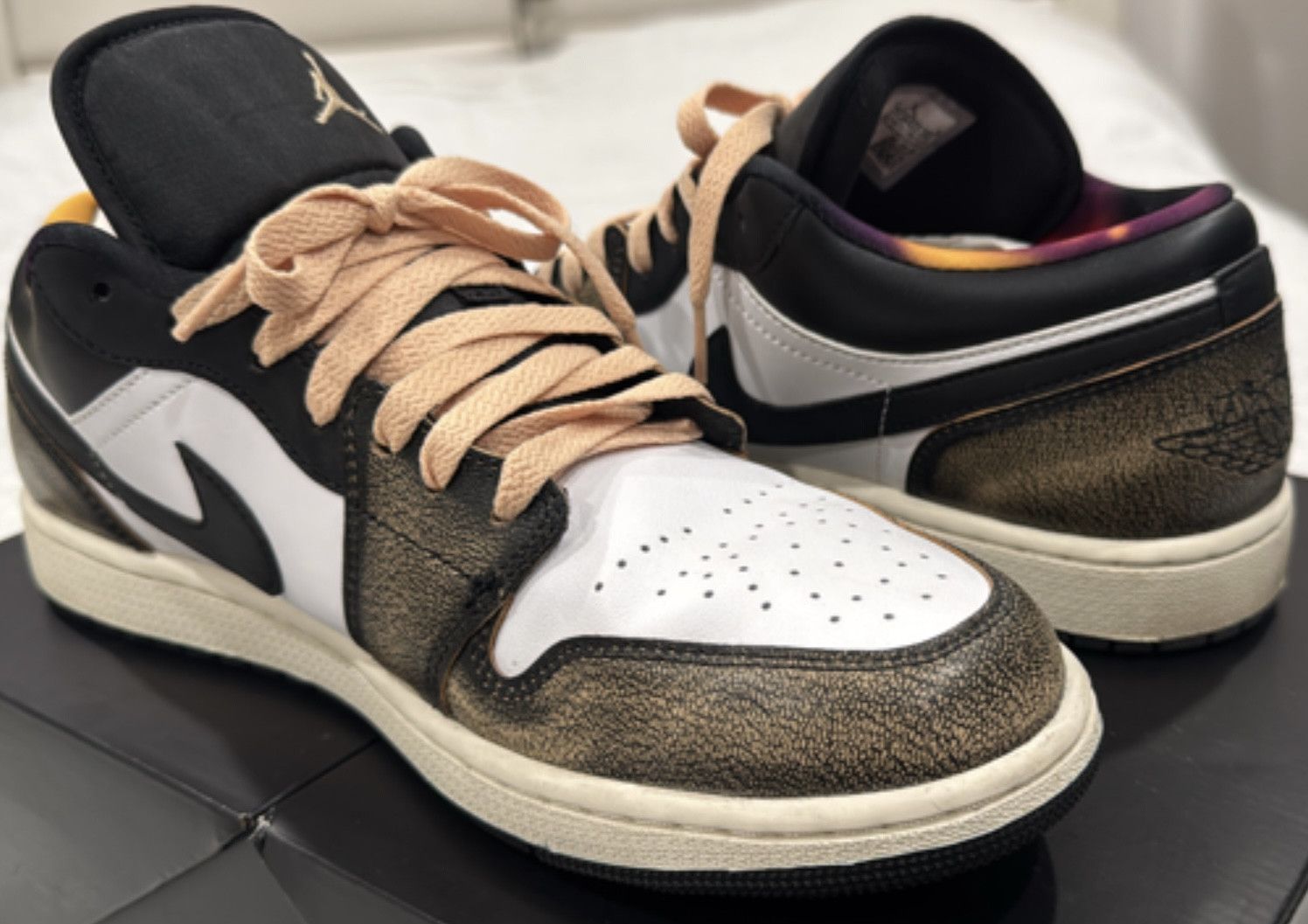 Jordan Brand Air Jordan 1 Low SE Wear Away Tan 2022 Size US 11 / EU 44 - 10 Thumbnail