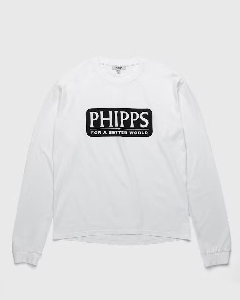 Phipps o1mle1025 Classic Logo Long Sleeve T-Shirt in White Size US M / EU 48-50 / 2 - 1 Thumbnail