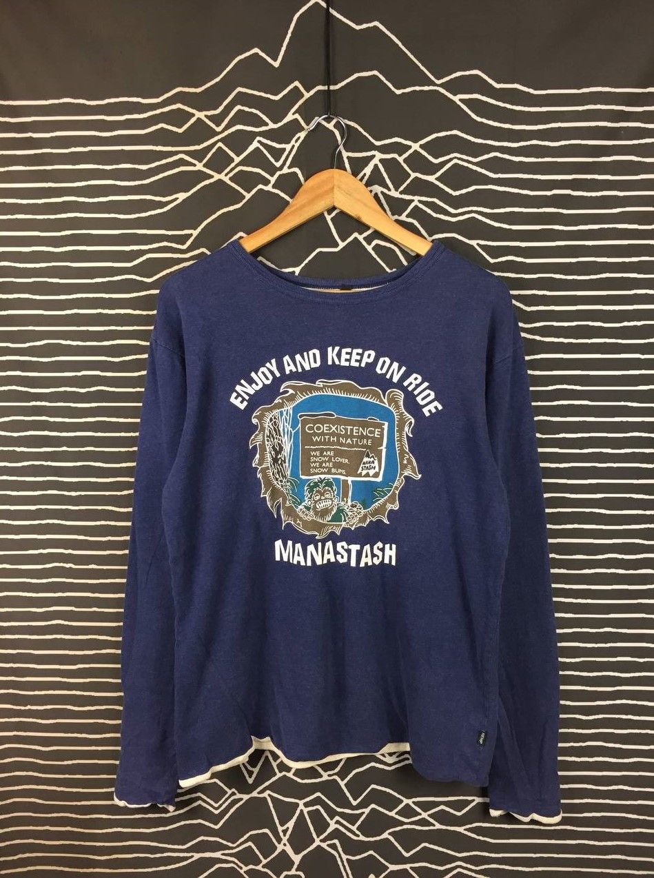 Manastash Manastash Hemp Knit Coexistence With Nature Graphic Tee Size US L / EU 52-54 / 3 - 2 Thumbnail