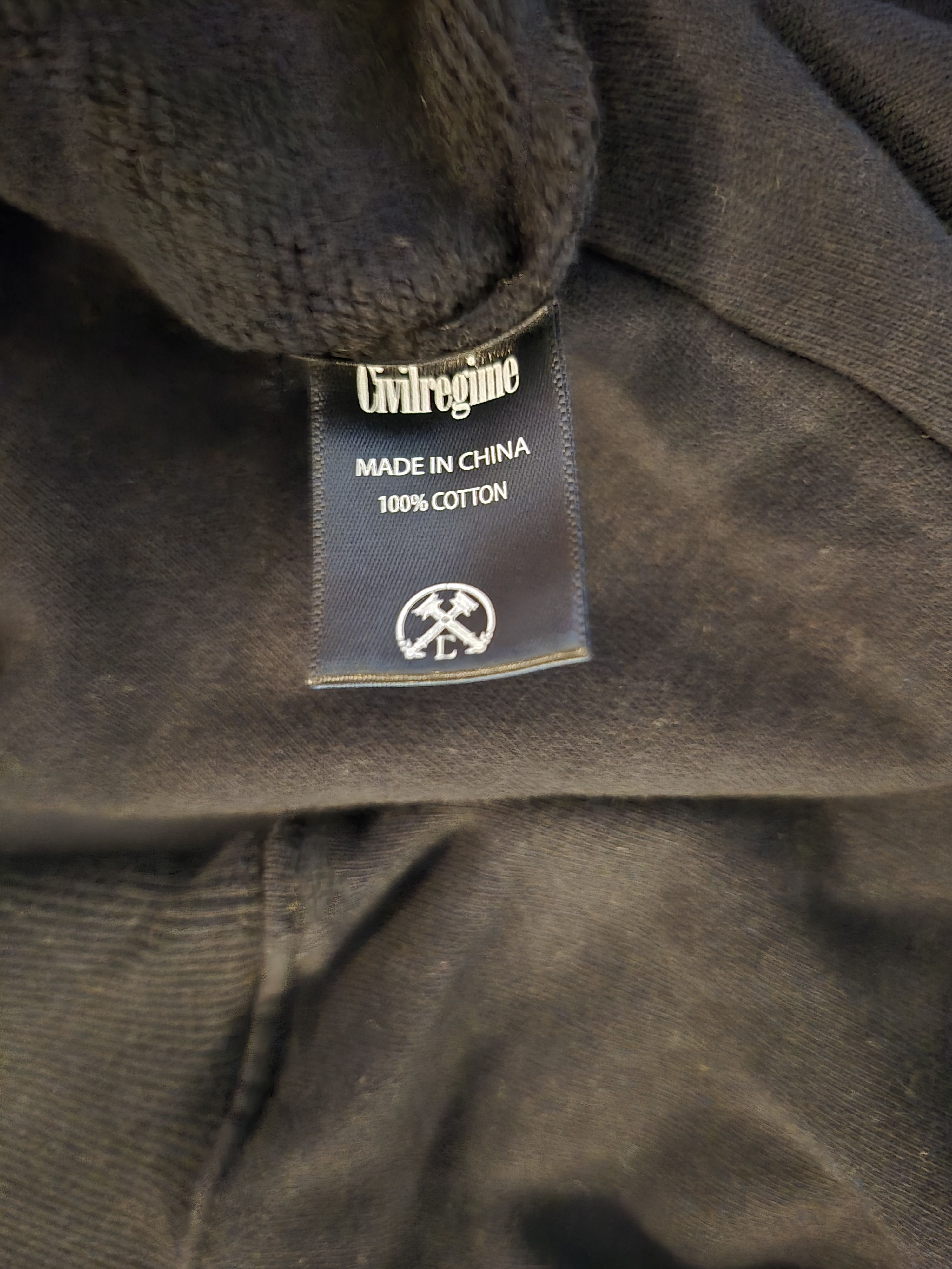 Civil Regime Civil Regime Large Black Hoodie BNWT Size US L / EU 52-54 / 3 - 6 Thumbnail