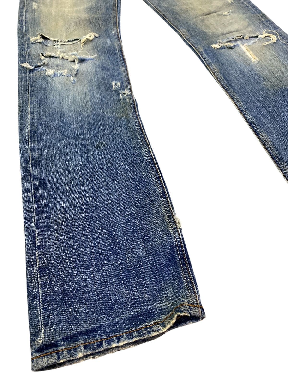 Burberry Burberry Black Label Distressed Denim Size US 31 - 8 Thumbnail