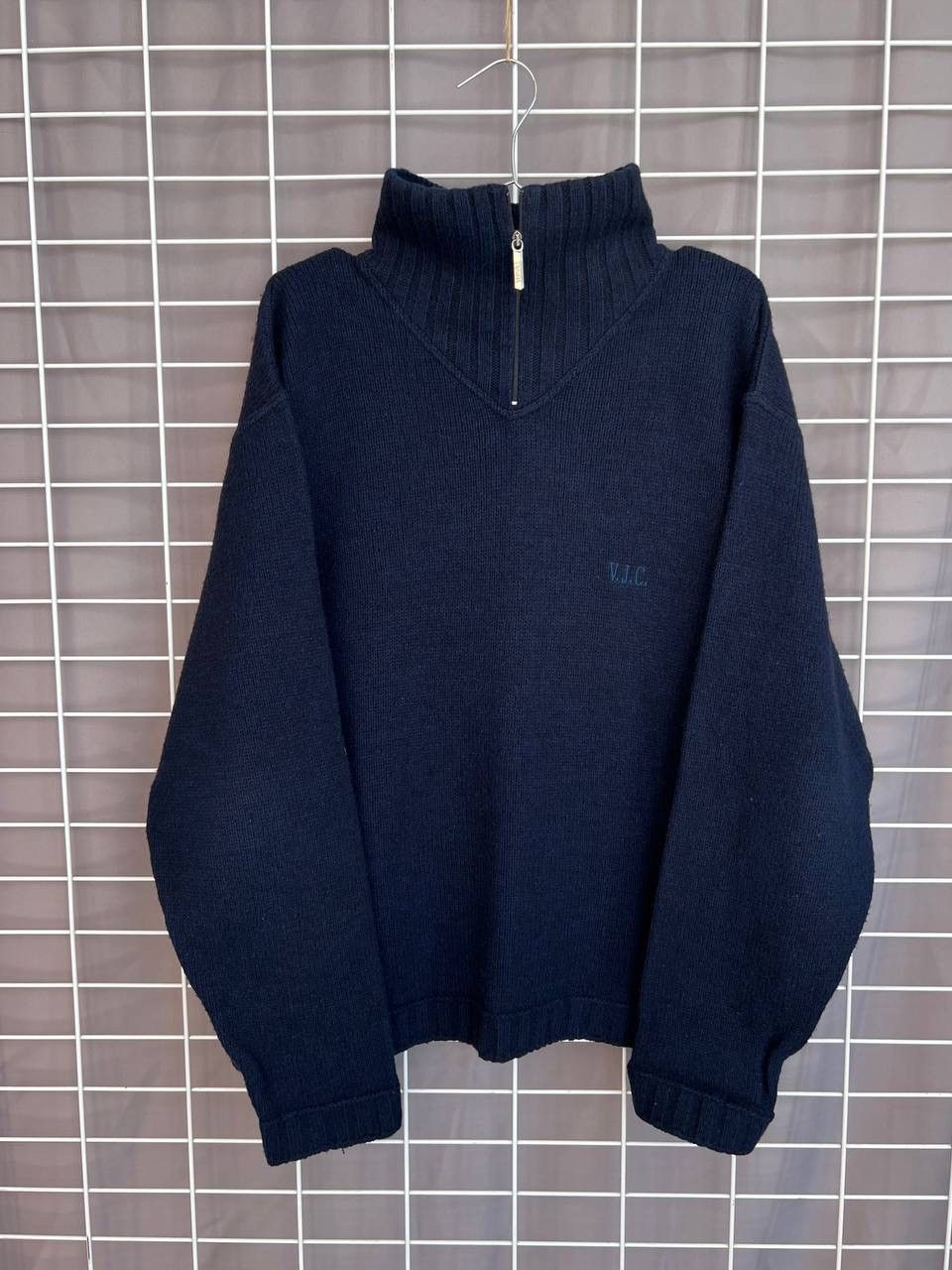 Versace Jeans Couture Versace Jeans Couture Half Zip Vintage Sweater Mens Size L Size US L / EU 52-54 / 3 - 1 Thumbnail
