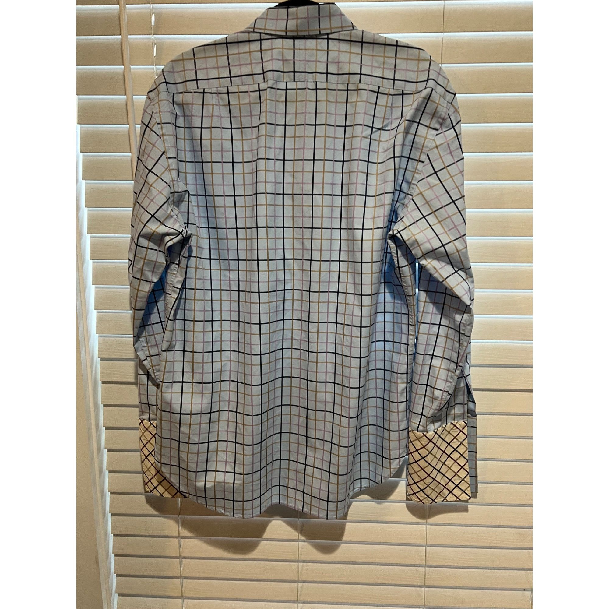 Ted Baker Ted Baker Long Sleeve French Cuff Button Up Shirt - Size 16. Size US L / EU 52-54 / 3 - 4 Thumbnail