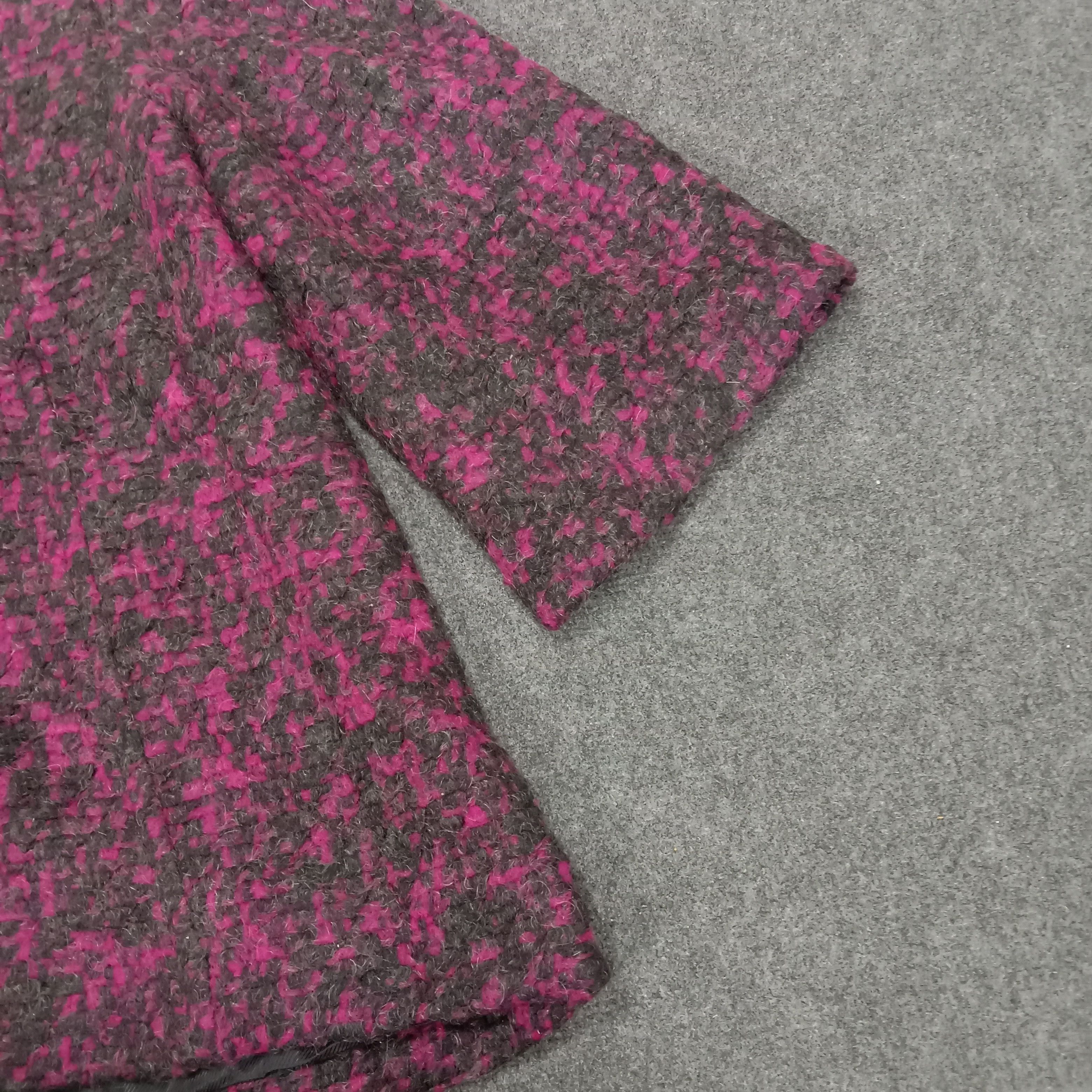 Michel Klein × Vintage Michel Klein Italian Designer Wool Coat Jacket Size US S / EU 44-46 / 1 - 6 Thumbnail