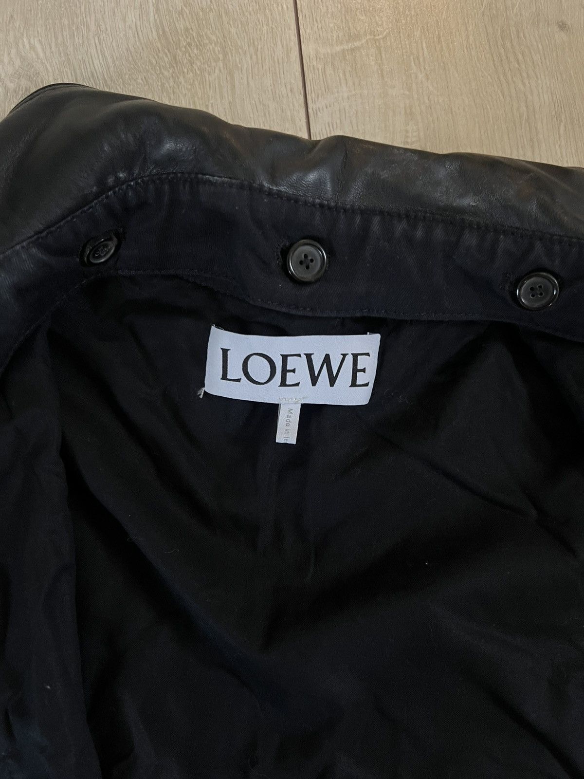 Loewe Loewe Jacket with Pockets and leather collar Size US M / EU 48-50 / 2 - 9 Thumbnail