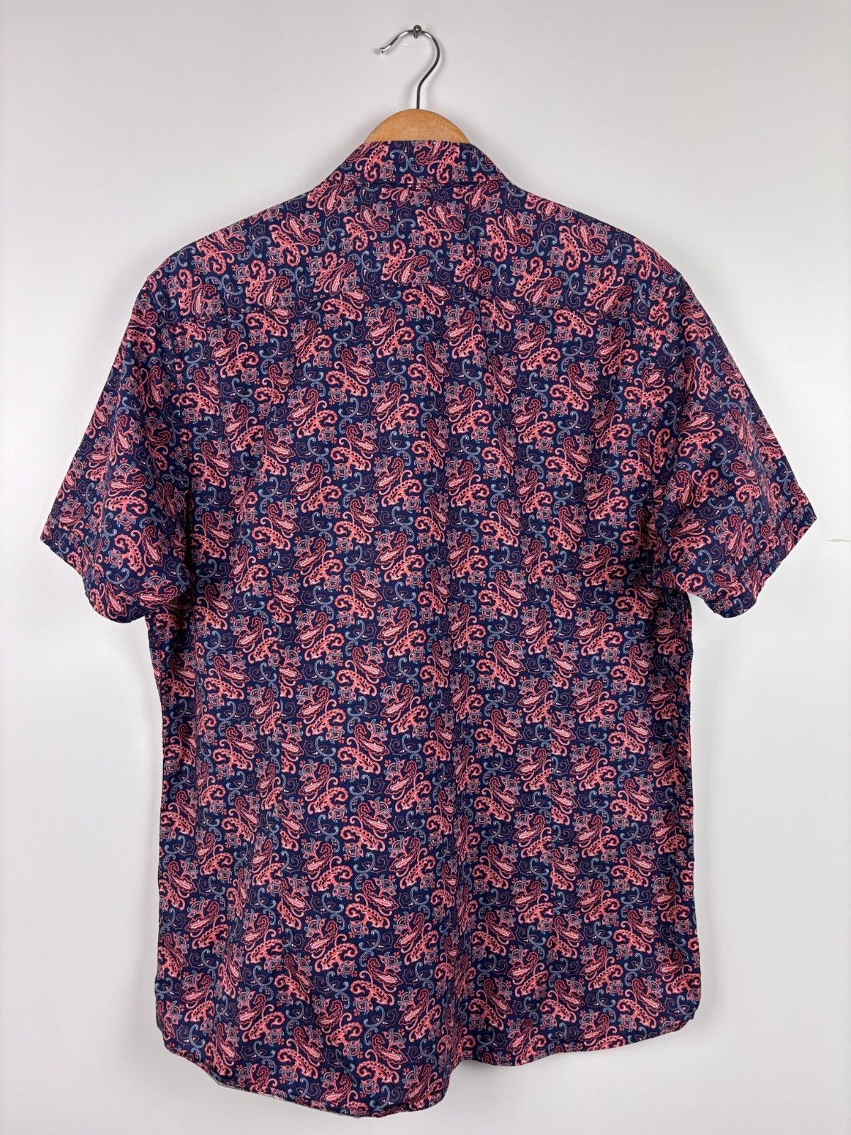 Ted Baker Ted Baker Short Sleeve Paisley Print Shirt Multicolor Size 5 Size US L / EU 52-54 / 3 - 5 Thumbnail