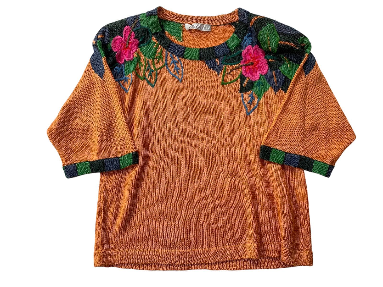 Japanese Brand × Vintage Vtg 90s Elle Souriat Sweater Knitwear Size M / US 6-8 / IT 42-44 - 3 Thumbnail