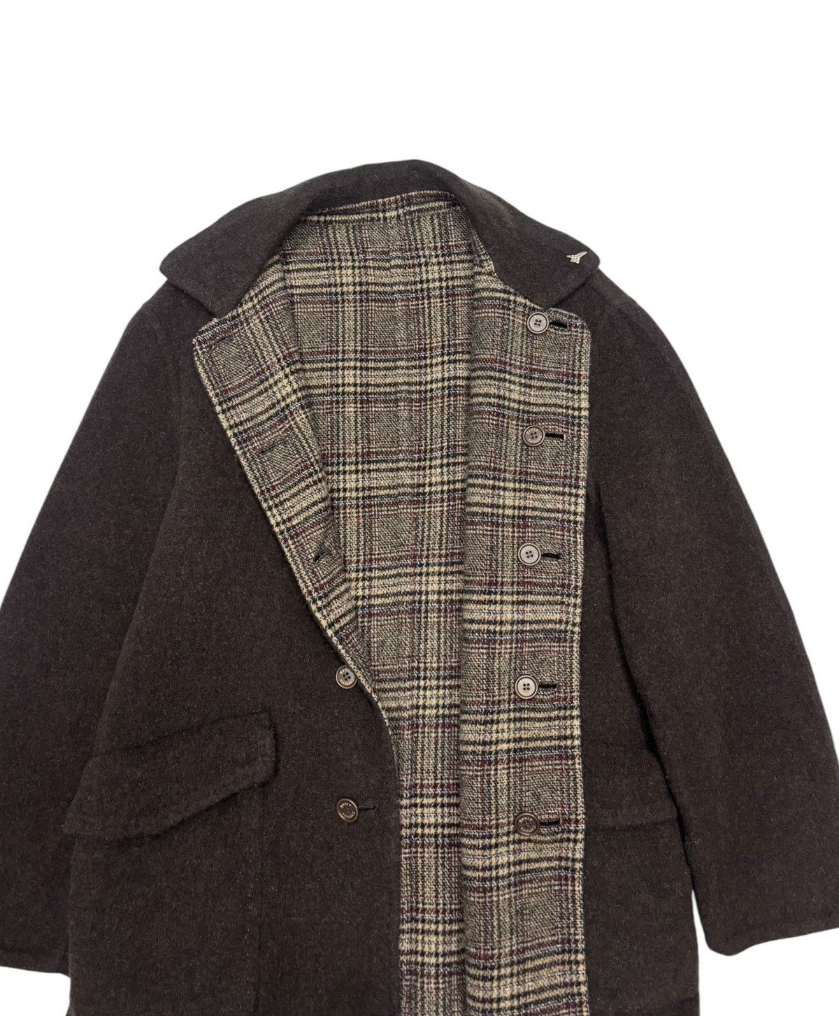 Issey Miyake Henry Cottons 80s Herringbone French Hunting Jacket Size US M / EU 48-50 / 2 - 18 Thumbnail