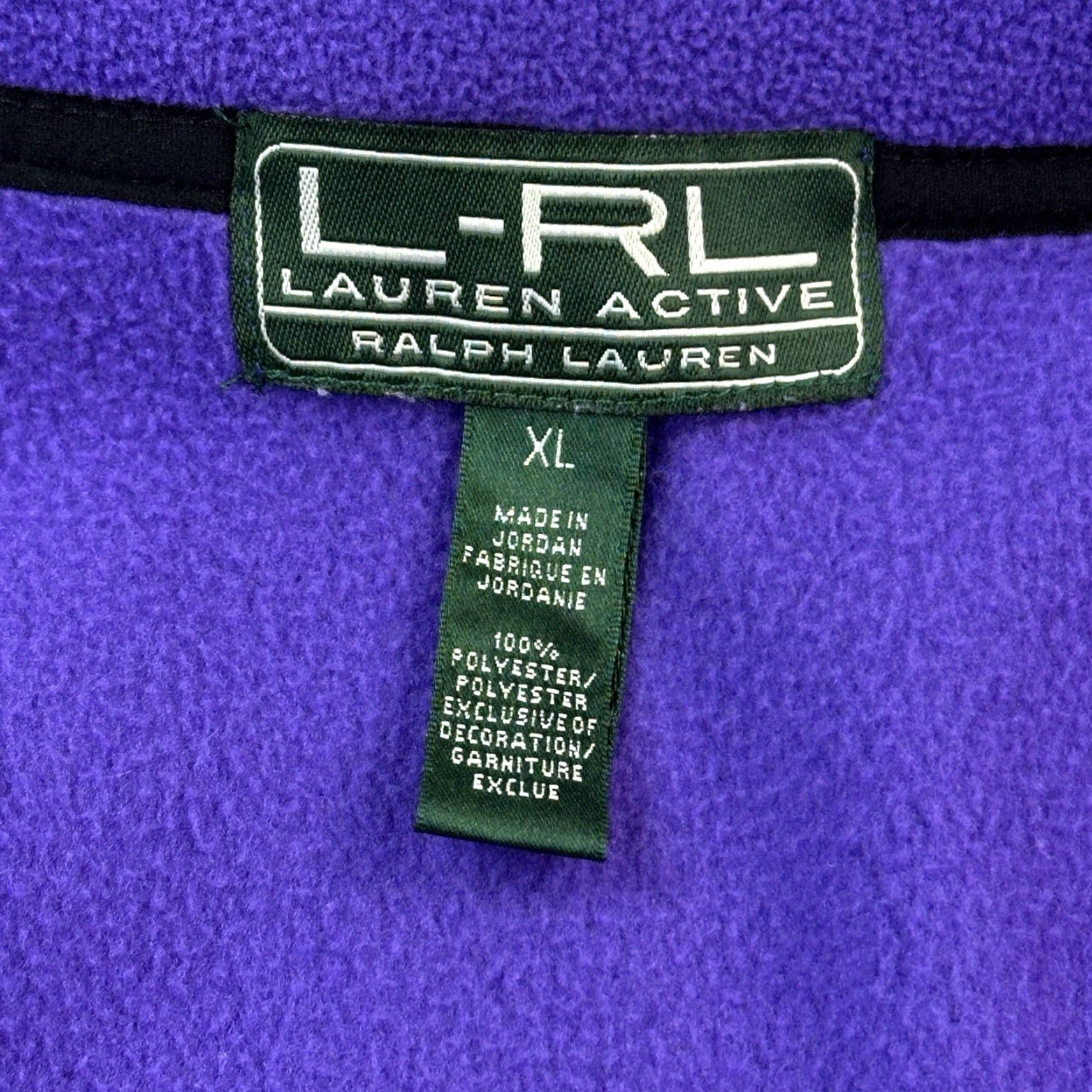 Polo Ralph Lauren Lauren Ralph Lauren Vest Women's XL Purple Fleece LRL Active Full Zip Size XL / US 12-14 / IT 48-50 - 6 Thumbnail