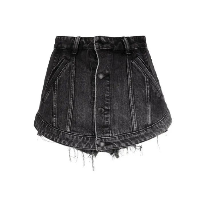 Alexander Wang Alexander Wang Vintage Black Denim Shorts for Women 0079 Size 24" / US 00 / IT 34 - 1 Thumbnail