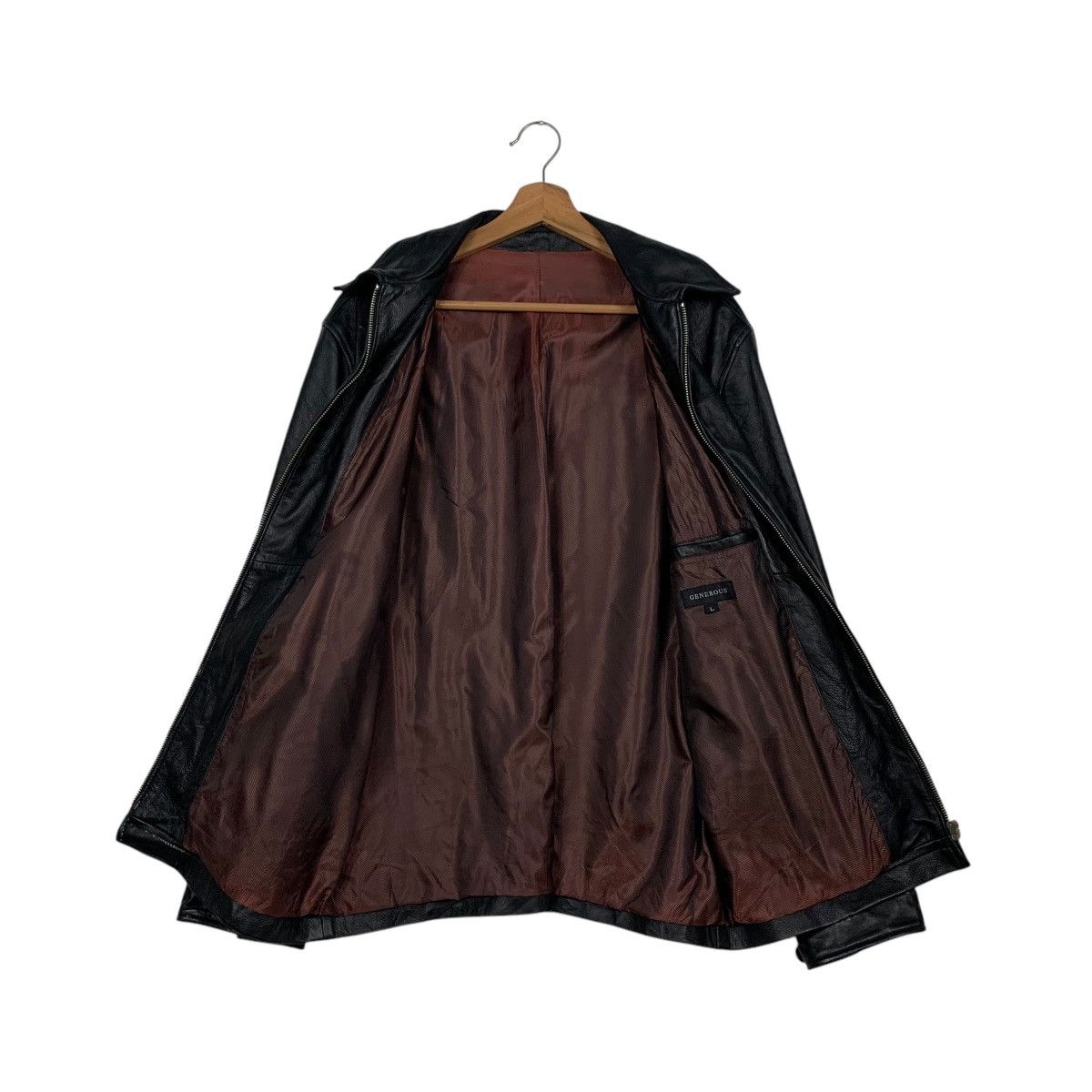 Japanese Brand Y2k Vintage GENEROUS Sheepskin Leather Jacket #2567-C116 Size US L / EU 52-54 / 3 - 11 Thumbnail