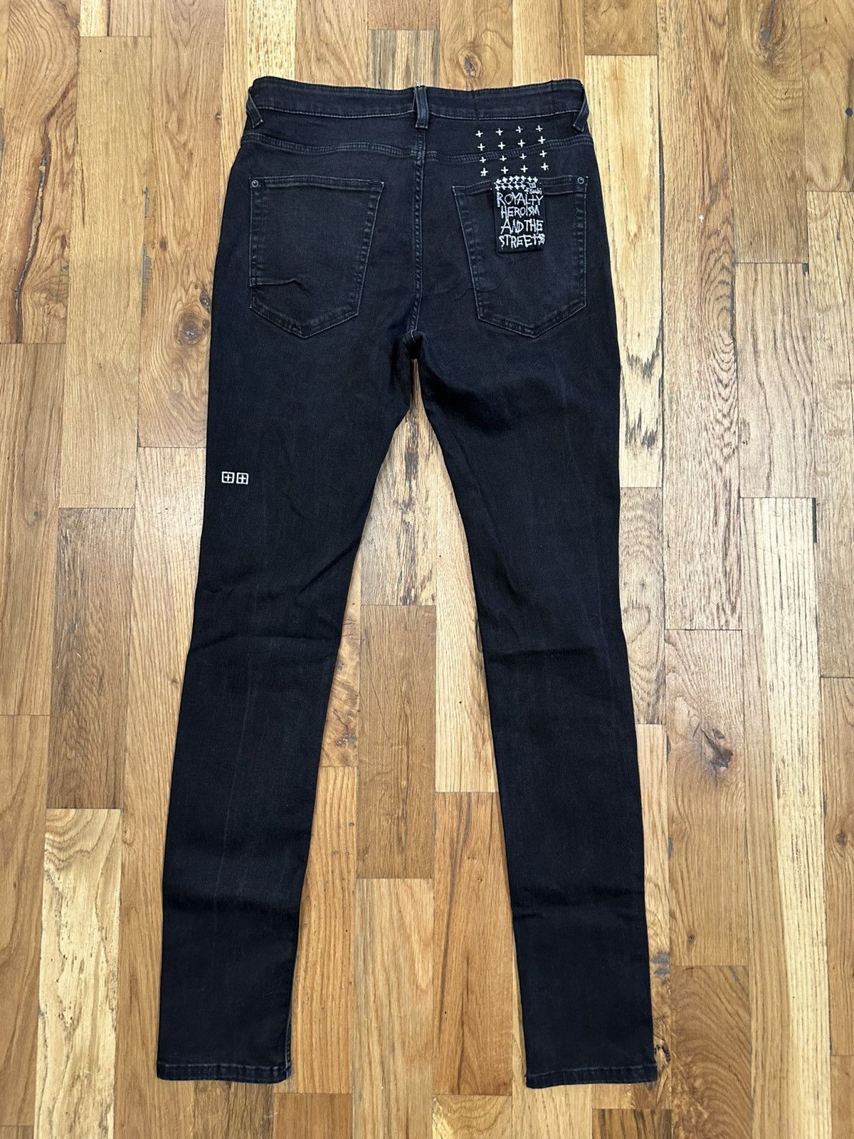 Ksubi Ksubi Plain Black Denim Jeans Size 31 Size US 31 - 2 Thumbnail