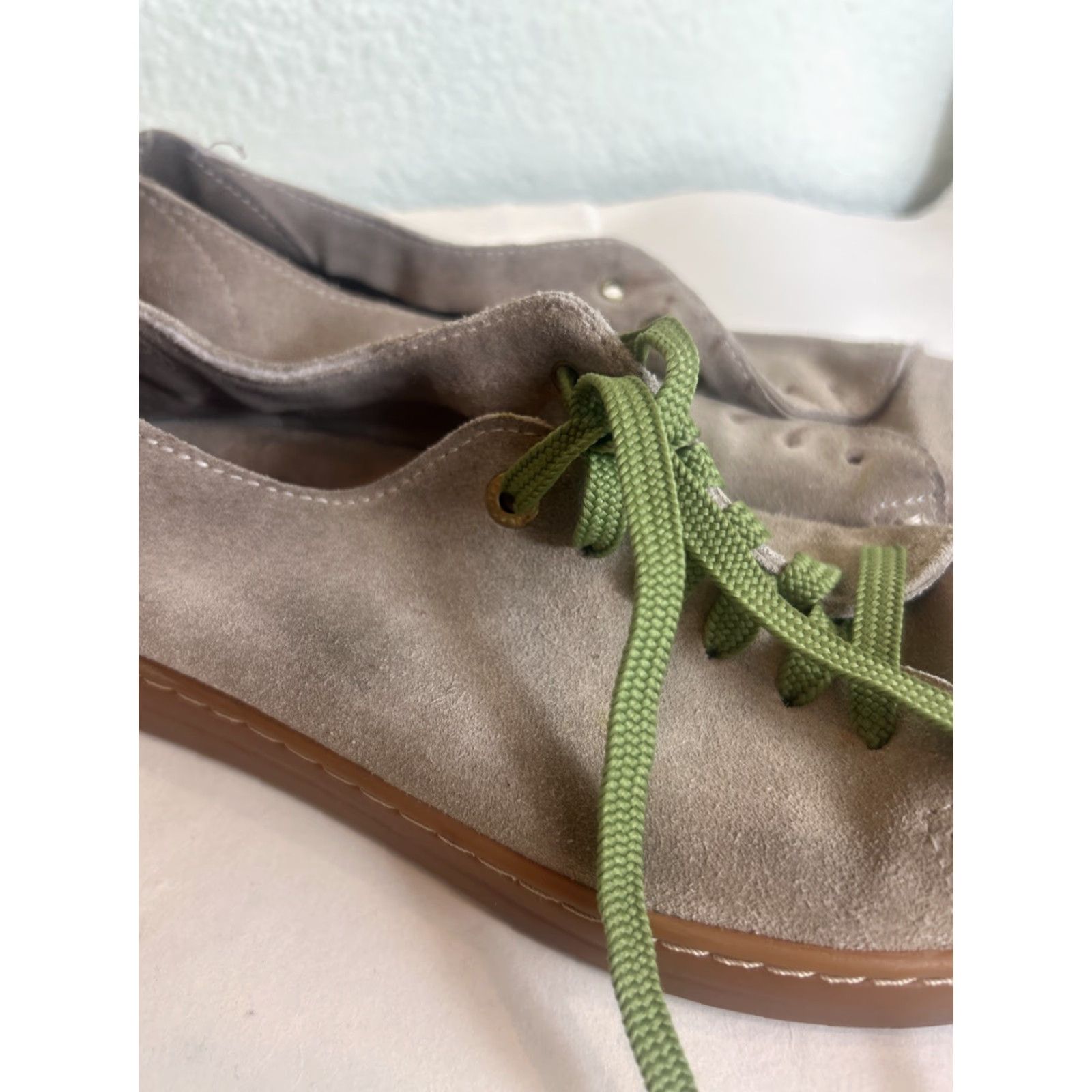 Birkenstock Birkenstock Arran Suede Green Lace Up Sneakers Womens Size 6 Preloved Sneaker Sneaker Green Suede Arran Lace Up Womens 6 Birkenstock Preloved Size US 6 / IT 36 - 3 Thumbnail