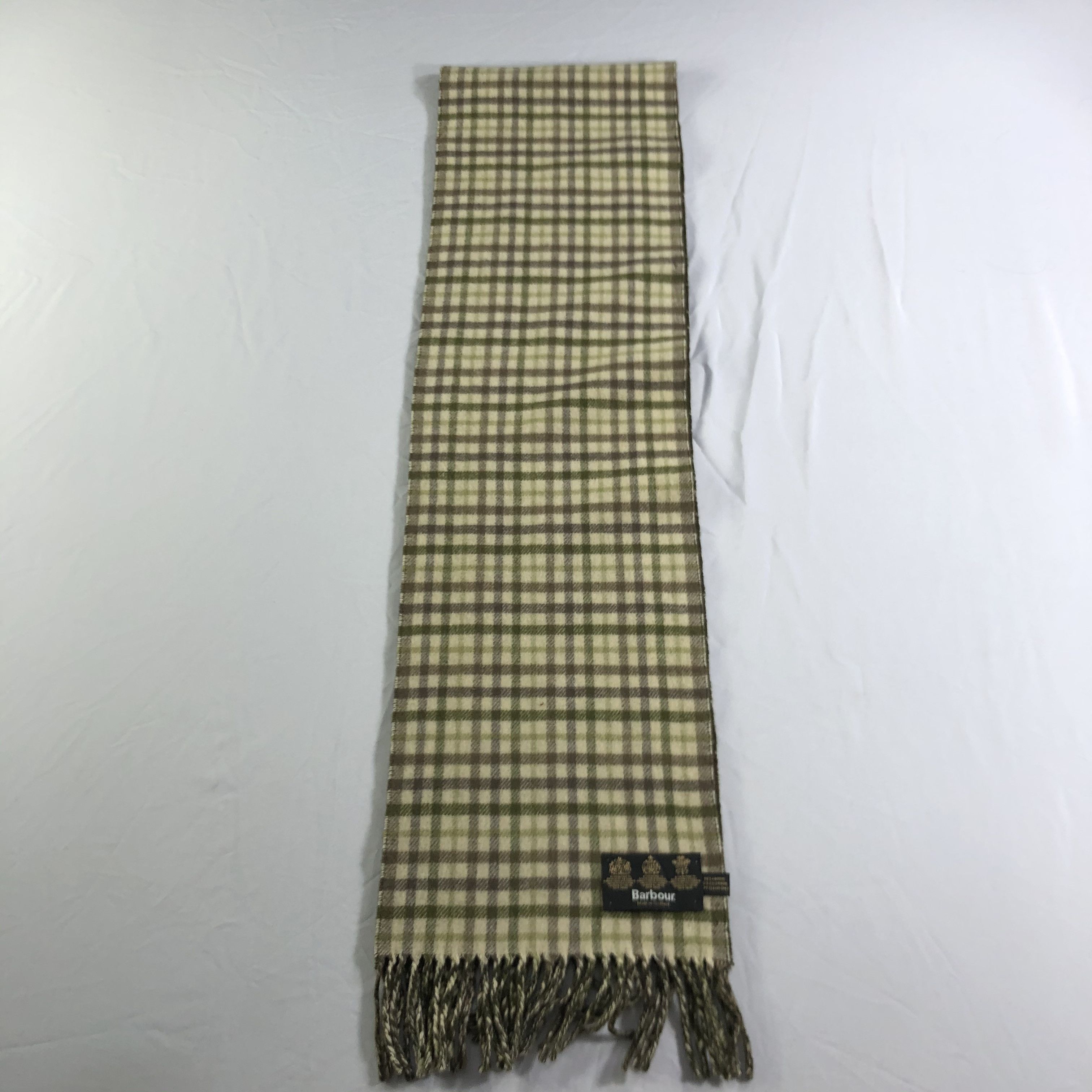 Barbour Barbour Gingham Merino Scarf Muffler Neckwear V2201 Size ONE SIZE - 2 Thumbnail