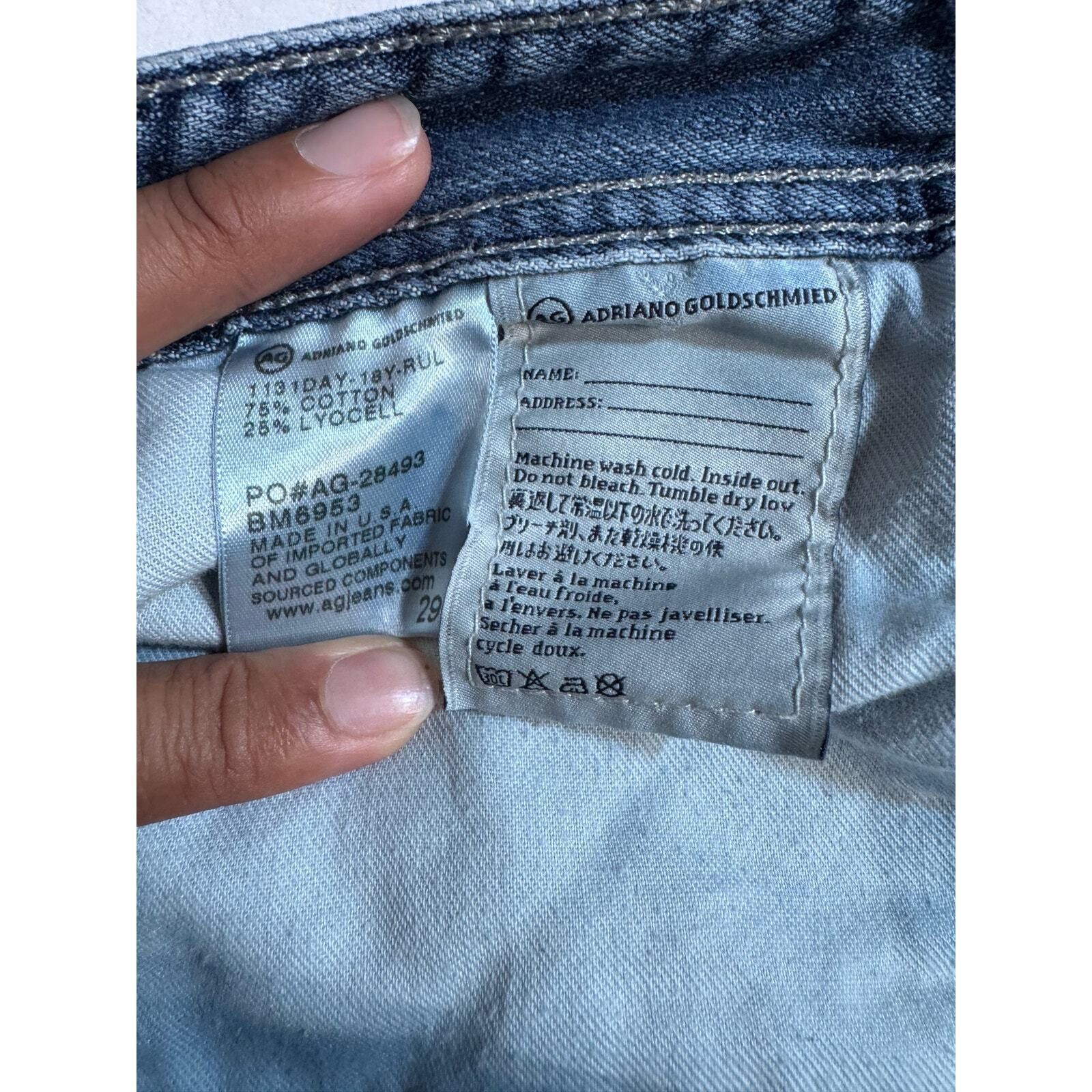 Other Adriano Goldschmied The Matchbox Slim Straight Jeans Mens Size US 29 - 5 Thumbnail