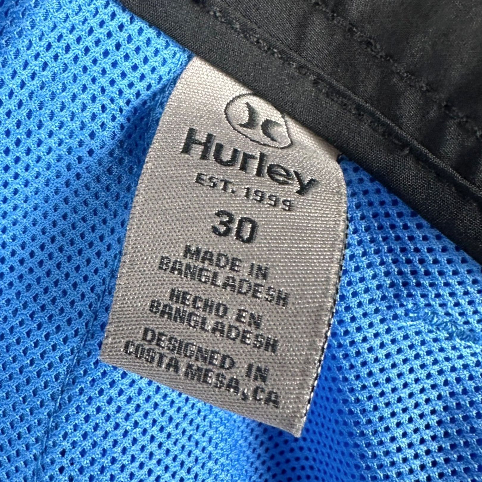 Hurley Hurley Mens All Day Hybrid Shorts 30 Blue Chino Stretch Flat Front Outdoor NEW Size US 30 / EU 46 - 4 Thumbnail