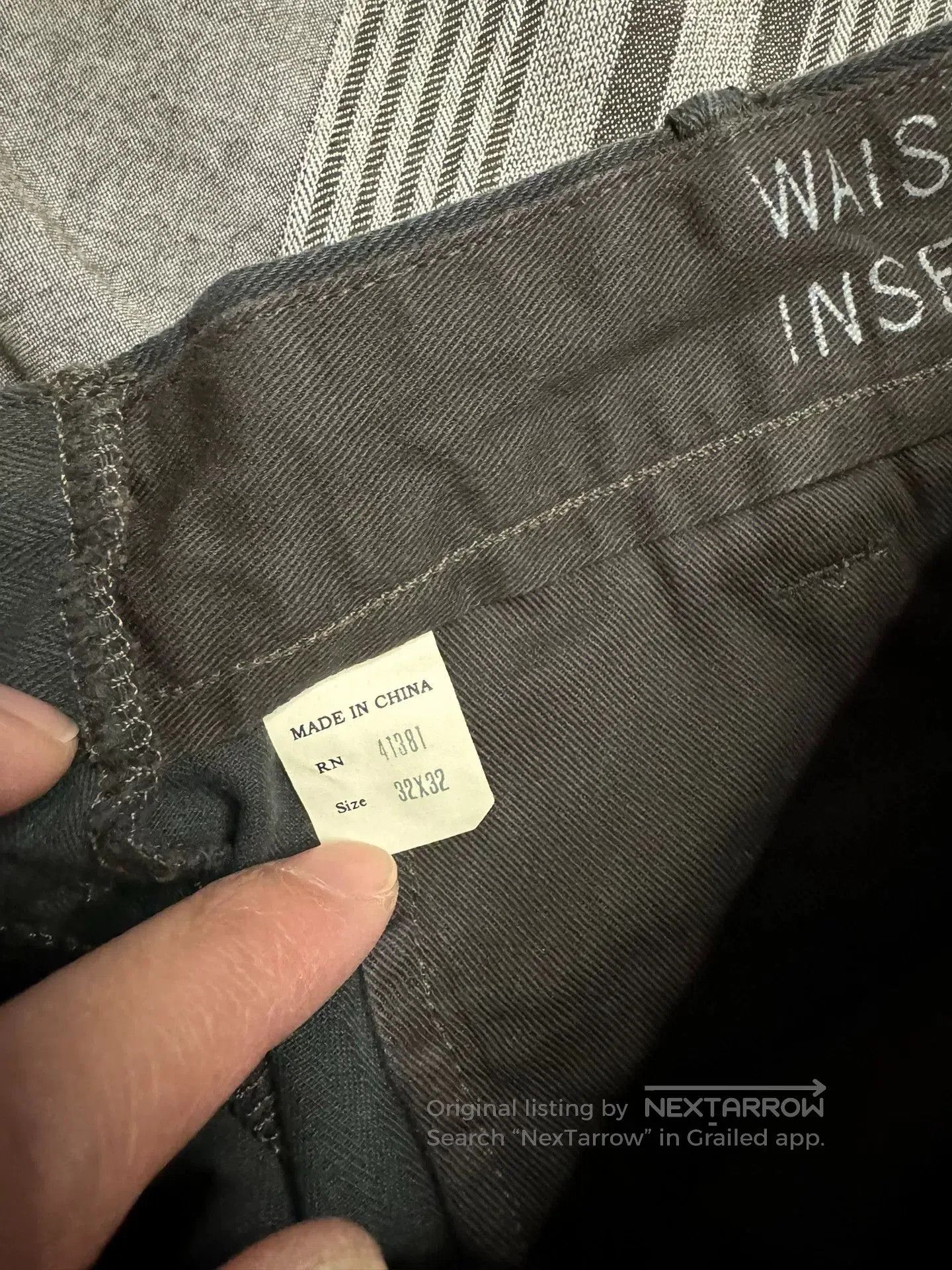 RRL Ralph Lauren vintage black gray military officer pants. Size US 32 / EU 48 - 4 Thumbnail