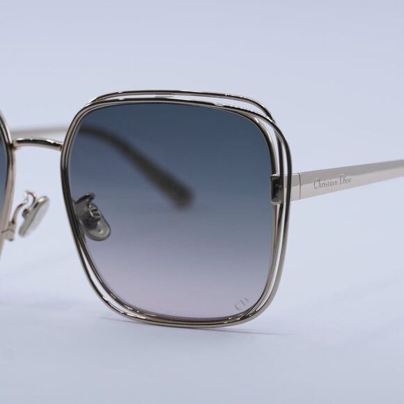Dior 🕶️ New Dior DIORFILDIOR S1U D0AL Sunglasses - Gold Frame Size ONE SIZE - 9 Thumbnail