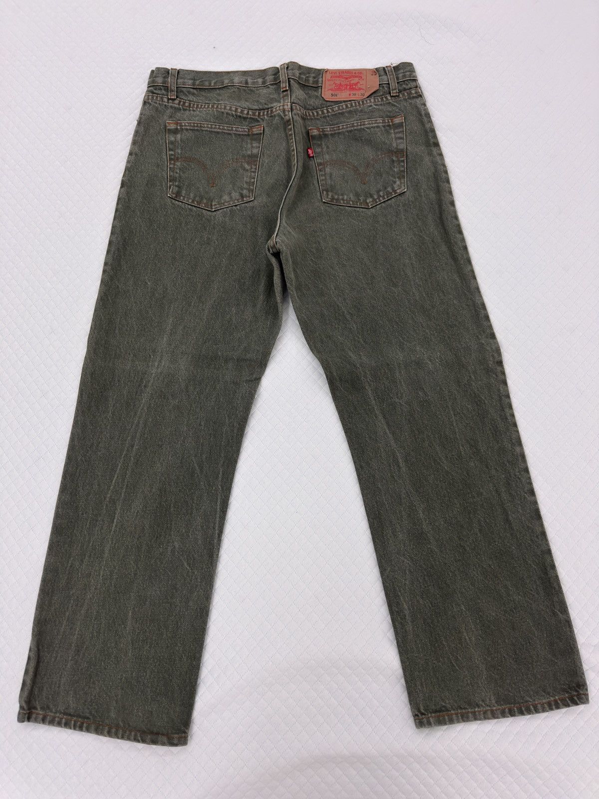 Levi's rare vintage forest green levi 501s Size US 36 / EU 52 - 3 Thumbnail