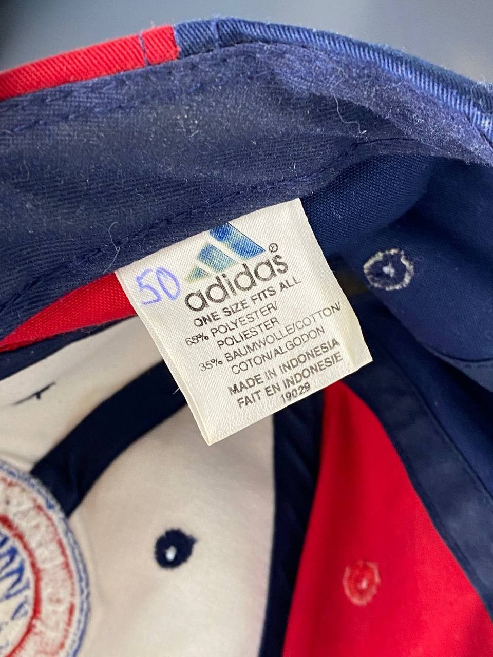 Adidas × Vintage 90s Vintage Adidas Bayern Munich Soccer Football Cap Hat Size ONE SIZE - 5 Thumbnail
