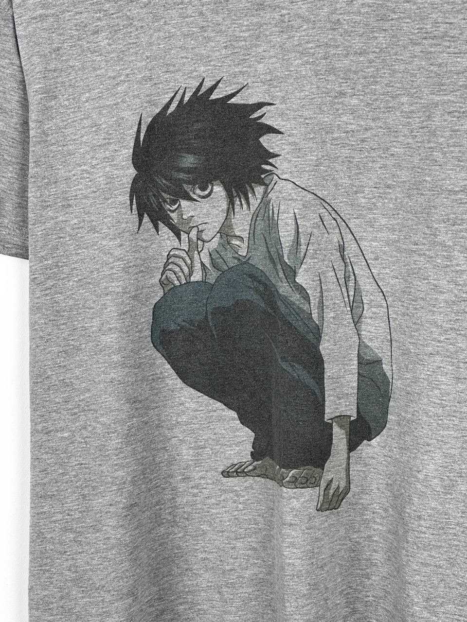 Anime × Japanese Brand × Vintage Vintage Death Note L Grey t-shirt Size US L / EU 52-54 / 3 - 4 Thumbnail