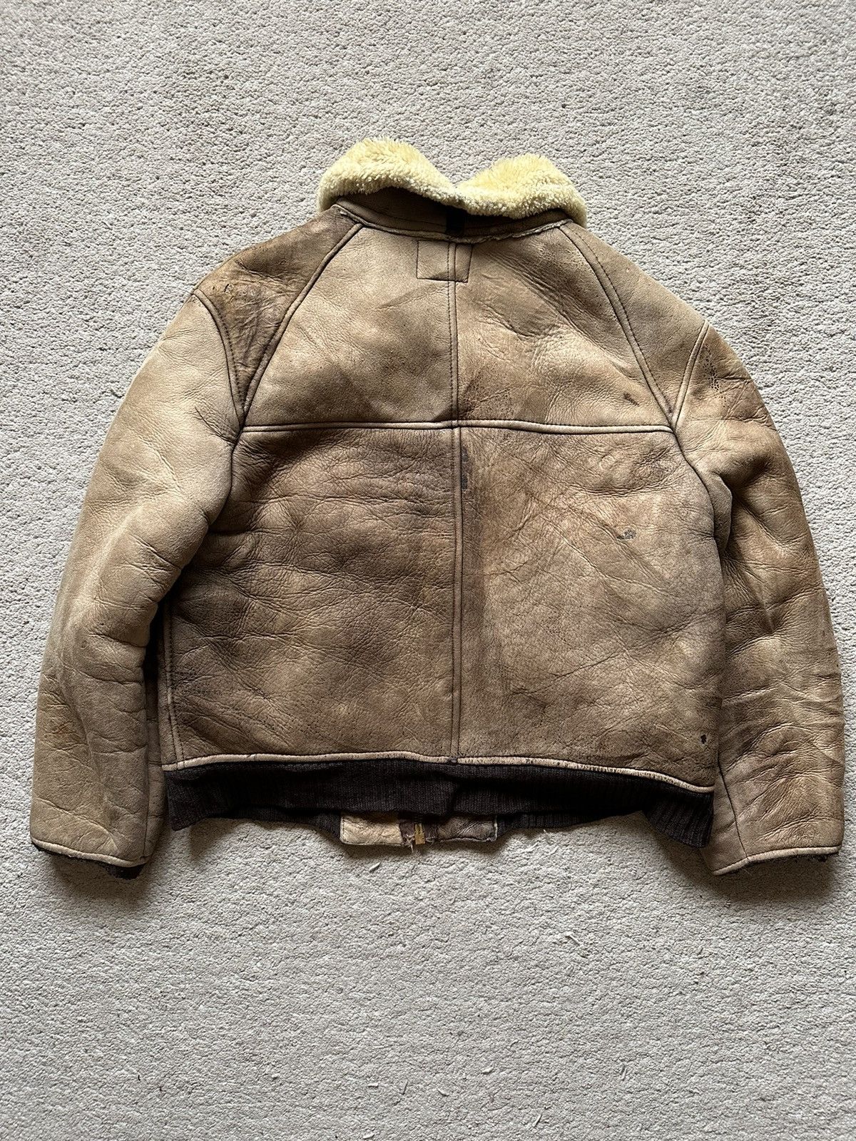 Avirex 1990s Avirex Type-B6 Sheepskin Aviator Jacket Size US L / EU 52-54 / 3 - 12 Thumbnail