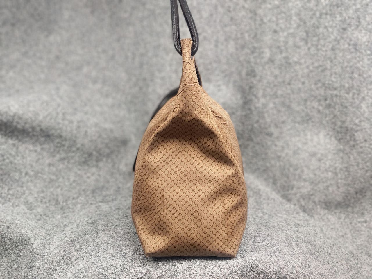 Gucci Gucci Vintage Monogram GG Zip Nylon hobo shoulder Bag defect Size ONE SIZE - 6 Thumbnail