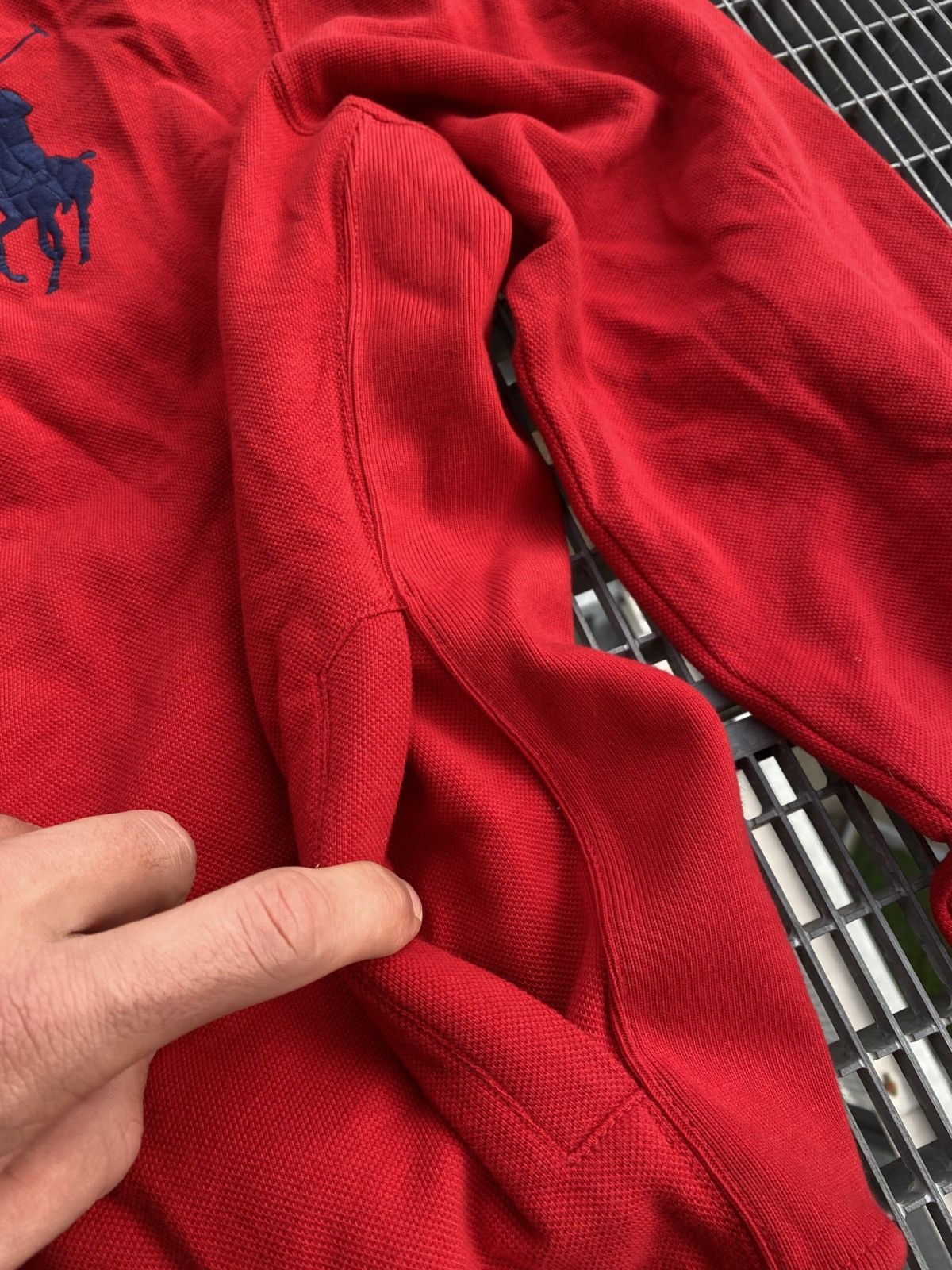 Polo Ralph Lauren Vintage Polo Ralph Lauren USA Y2K Back Logo Zip Sweater Size US XL / EU 56 / 4 - 8 Thumbnail