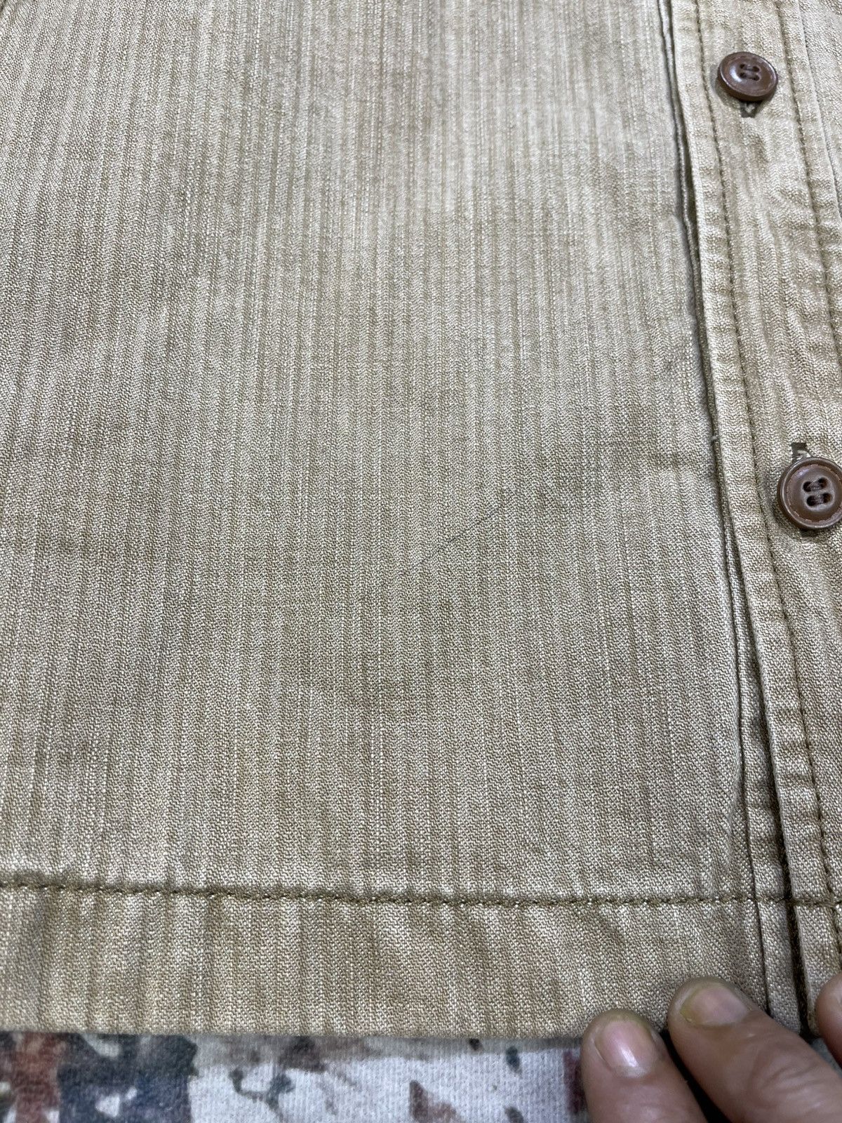 KATO Kazuki Kazutaka Kato Unlined HBT Shirt Jacket Size US S / EU 44-46 / 1 - 8 Thumbnail