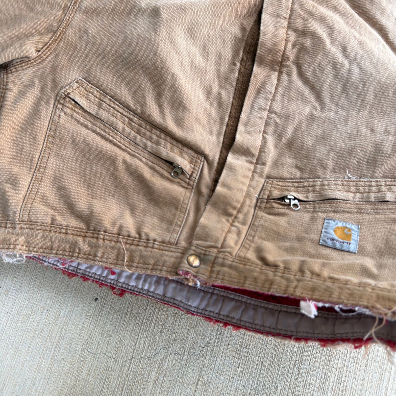 Carhartt × Vintage Carhartt brown cropped Detroit style work wear jacket Size US S / EU 44-46 / 1 - 5 Thumbnail
