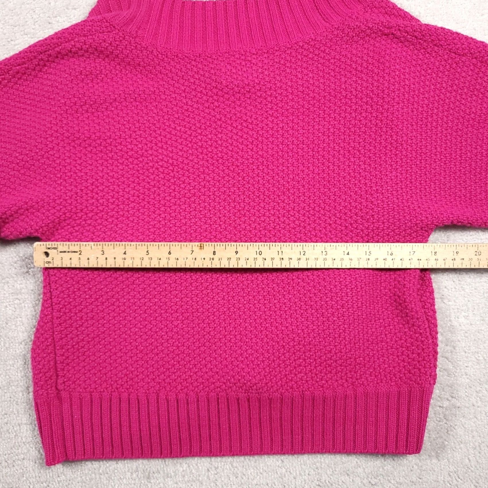 Vintage Chico's Cardigan Women's Open Front Wool Blend Pink 1 Medium 1/2 Sleeve Knit Basic Classic Travel Fall Spring Winter Shirt? Size M / US 6-8 / IT 42-44 - 6 Thumbnail
