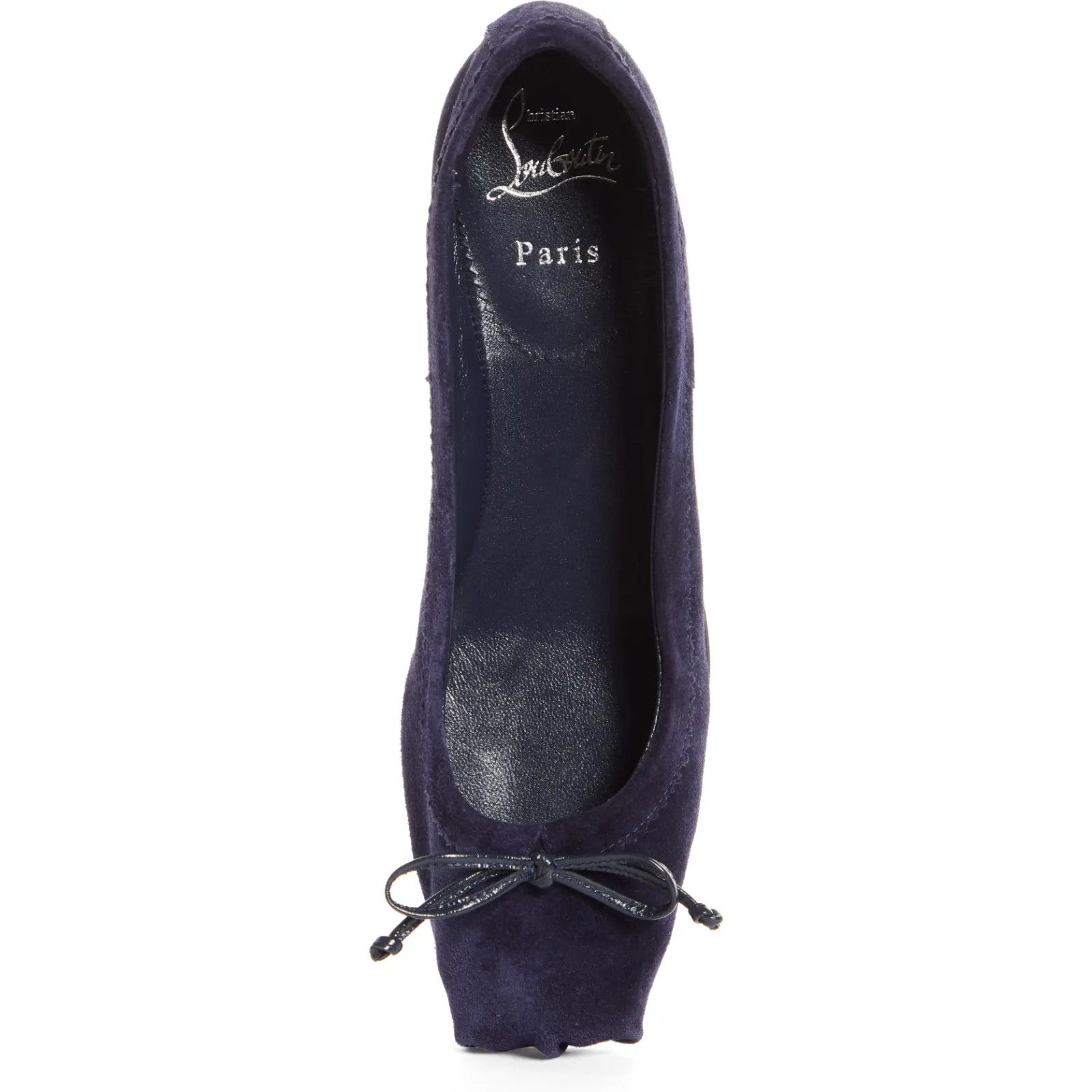 Christian Louboutin Christian Louboutin Mamadrague Flat Ink Blue Suede Size US 9.5 / IT 39.5 - 6 Thumbnail