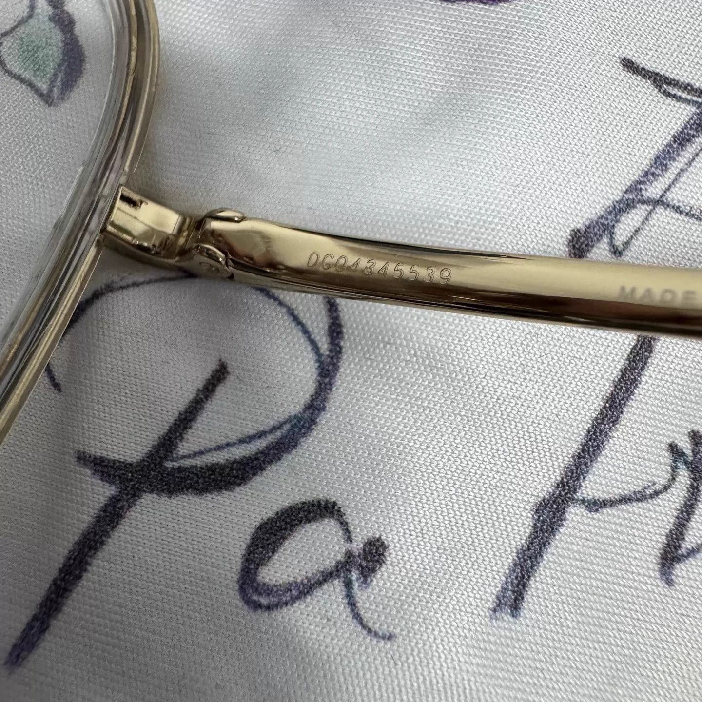 Chanel Chanel Square Optical Glasses Pearl Chain 99 New Case & Silk Size ONE SIZE - 4 Thumbnail