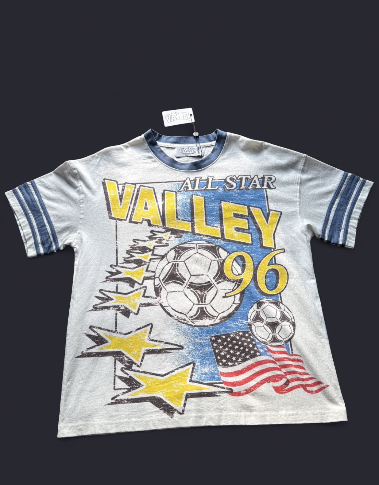 Vale VALE “SPORTS DIVISION SOCCER” TEE Size US S / EU 44-46 / 1 - 1 Thumbnail