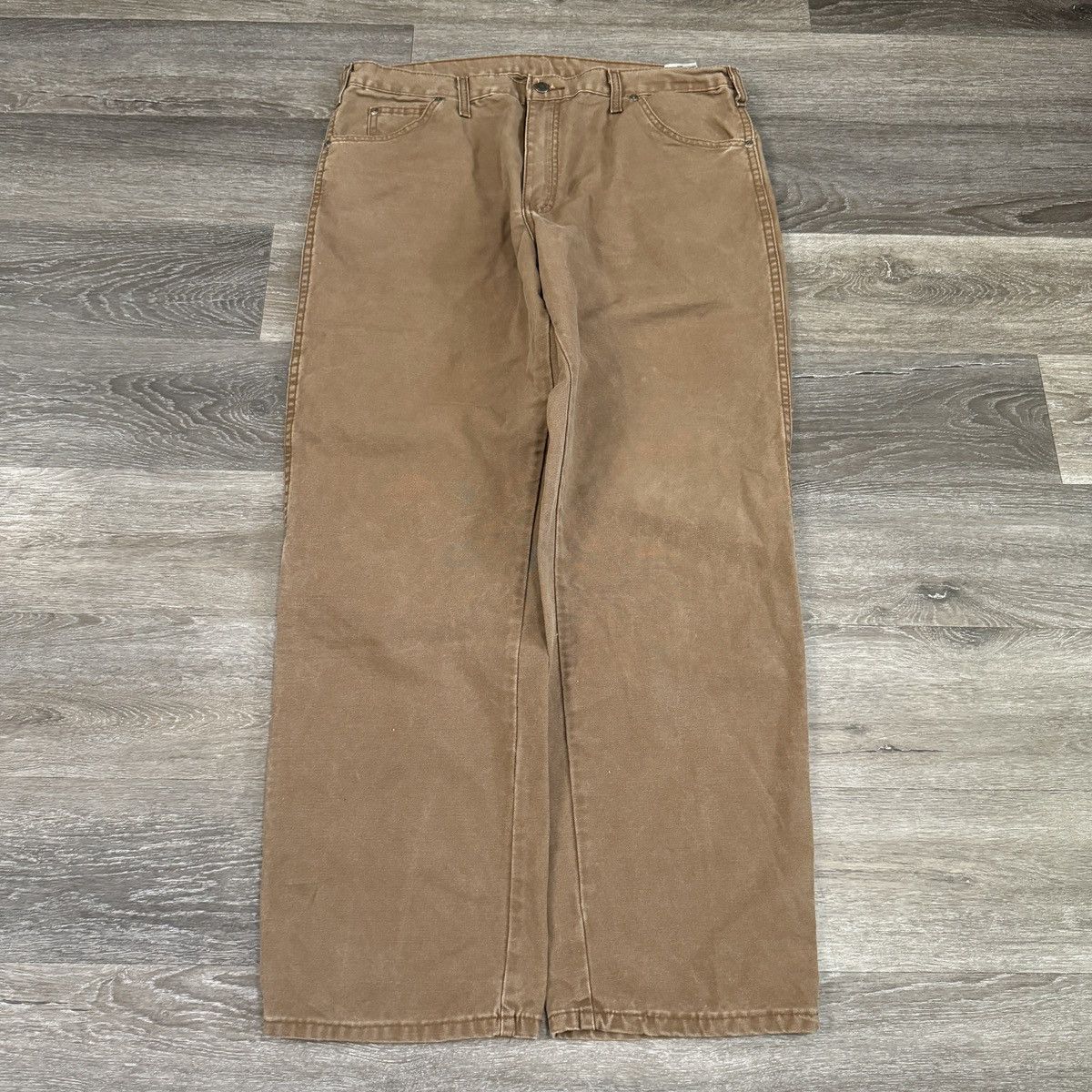Dickies × StraightFaded × Vintage Essential Vintage y2k Dickies faded brown carpenter pants Size US 36 / EU 52 - 2 Thumbnail