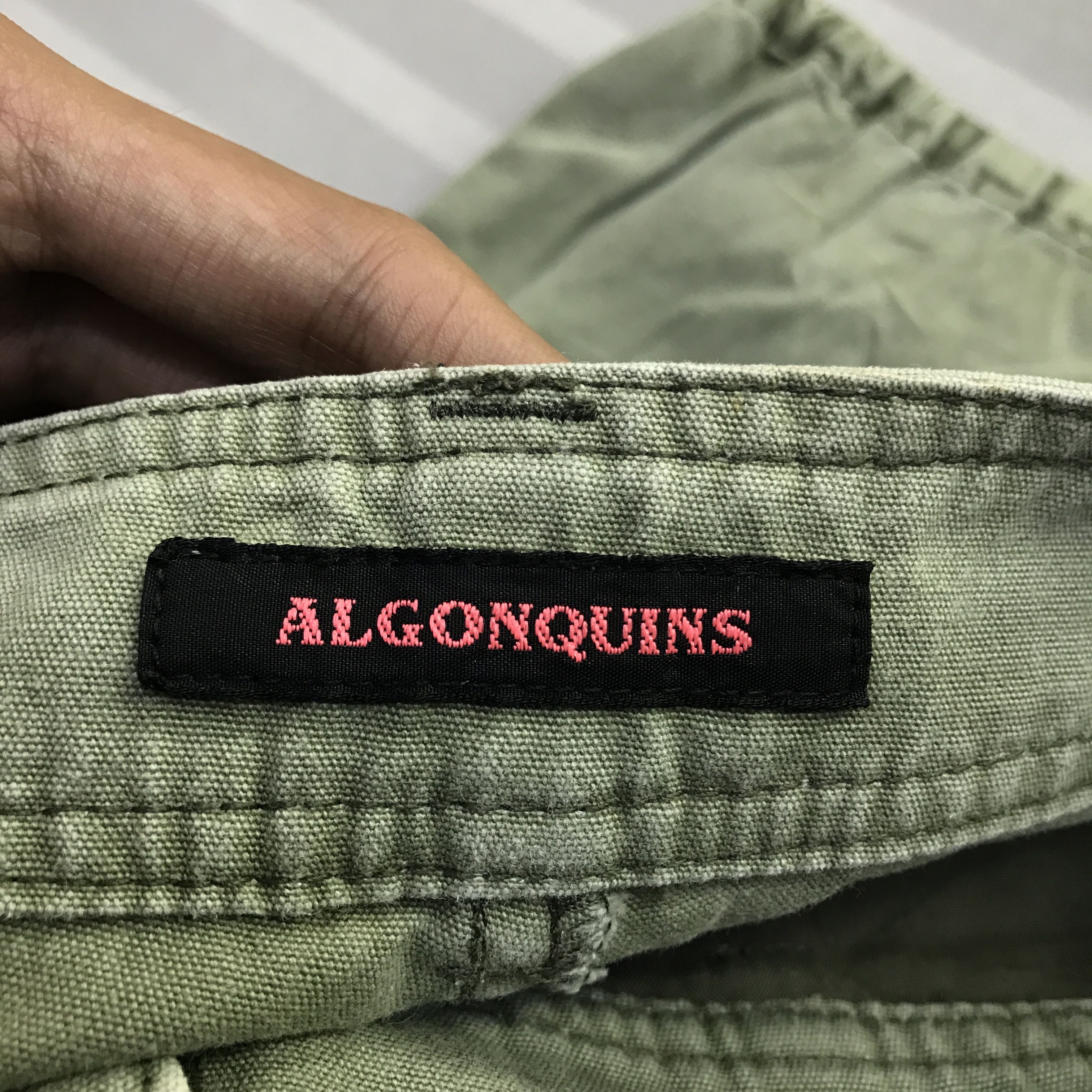Japanese Brand Vintage Algonquins Cargo faded Pants K130B4 Size 30" / US 8 / IT 44 - 17 Thumbnail