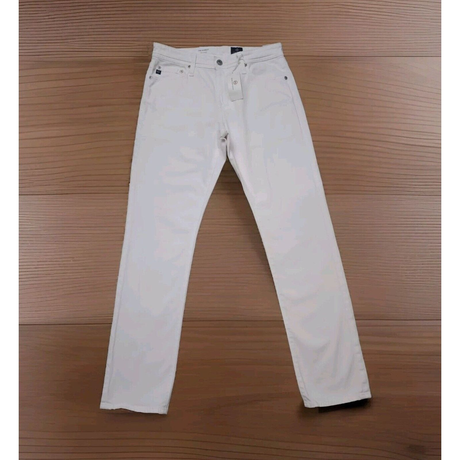 AG Adriano Goldschmied AG Adriano Goldschmied The Everett Slim 5 Pocket Pants White Size US 30 / EU 46 - 1 Thumbnail