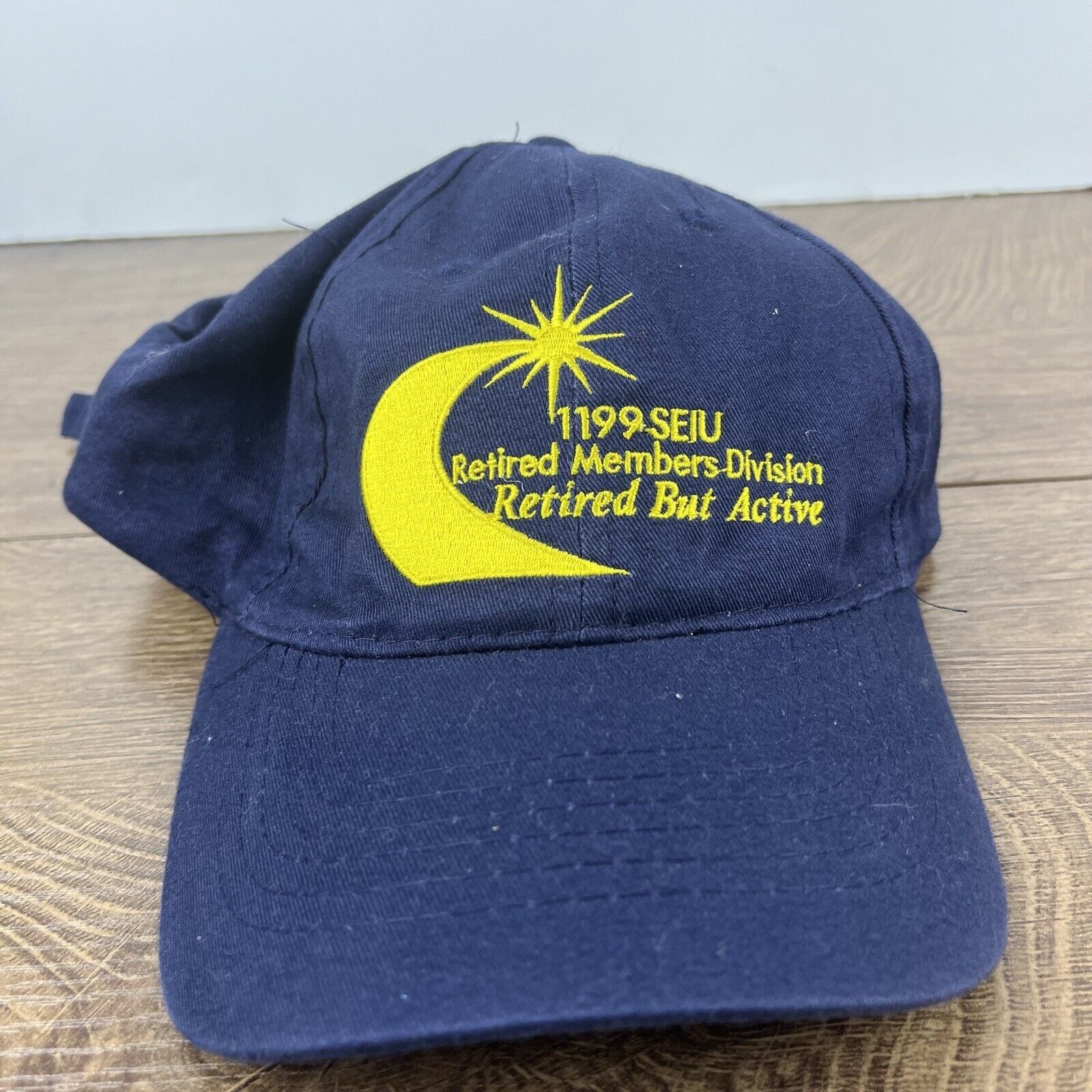 Other 1199 SEIU Hat Retired Active Adjustable Hat Blue Adjustable Size ONE SIZE - 5 Thumbnail