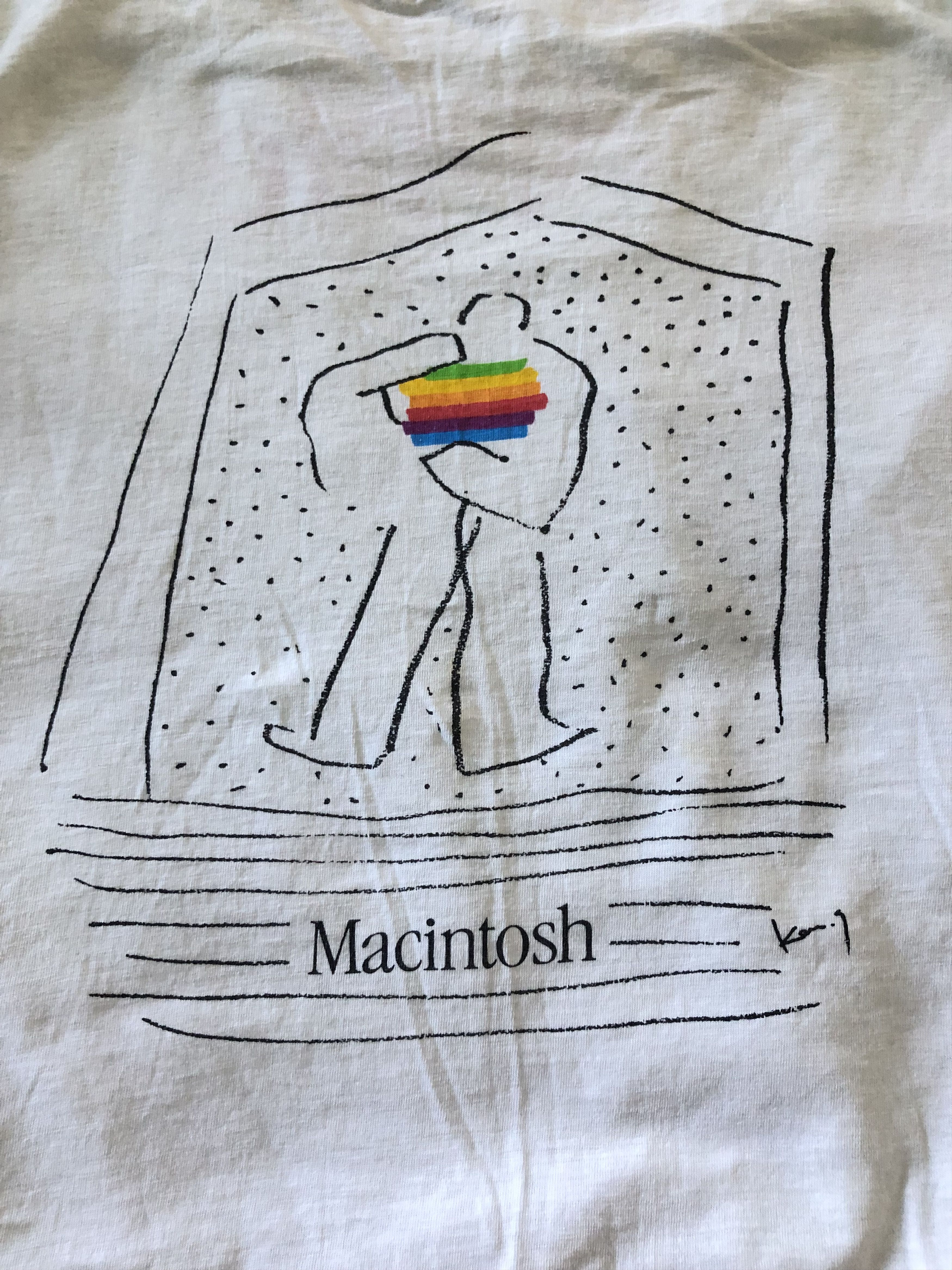Apple × Vintage Vintage Rare Apple McIntosh@Mac Tshirt Size US L / EU 52-54 / 3 - 3 Thumbnail
